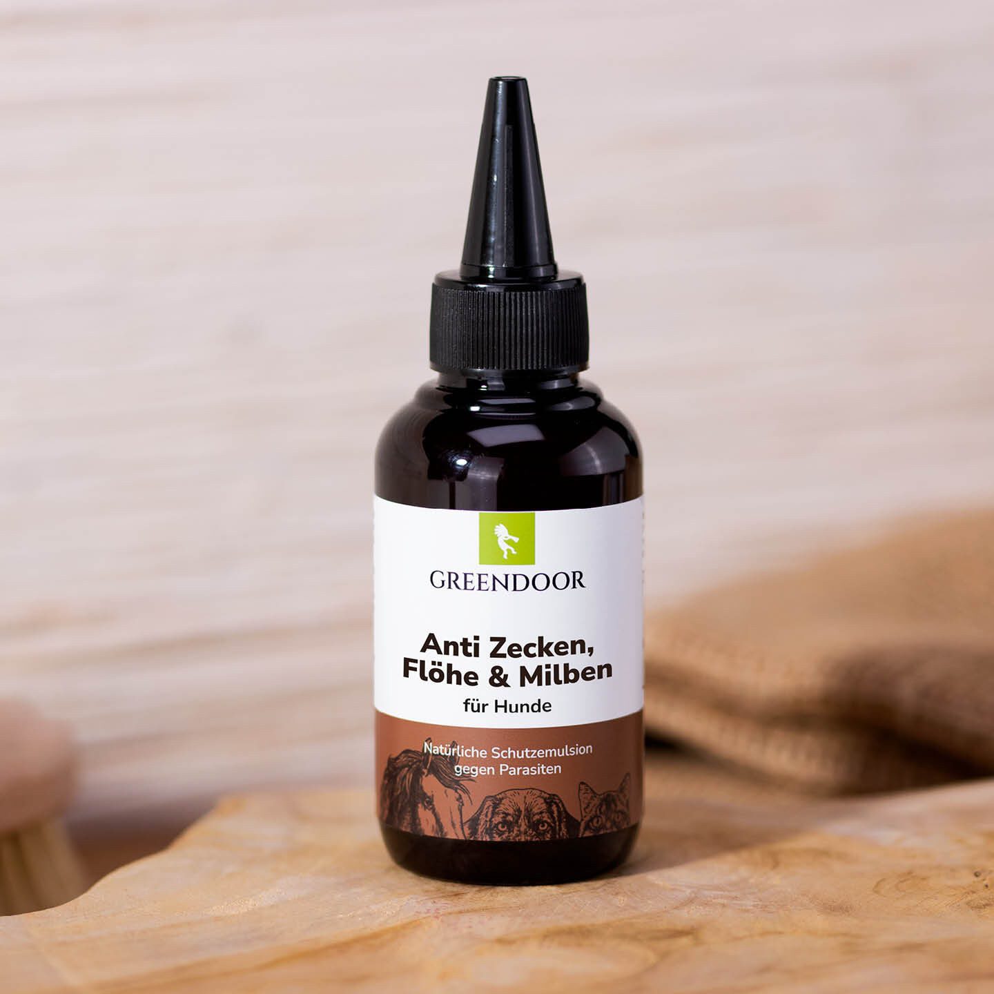 GREENDOOR Fellpflege Anti Zecken, Flöhe und Milbenschutz, 0.1 ml