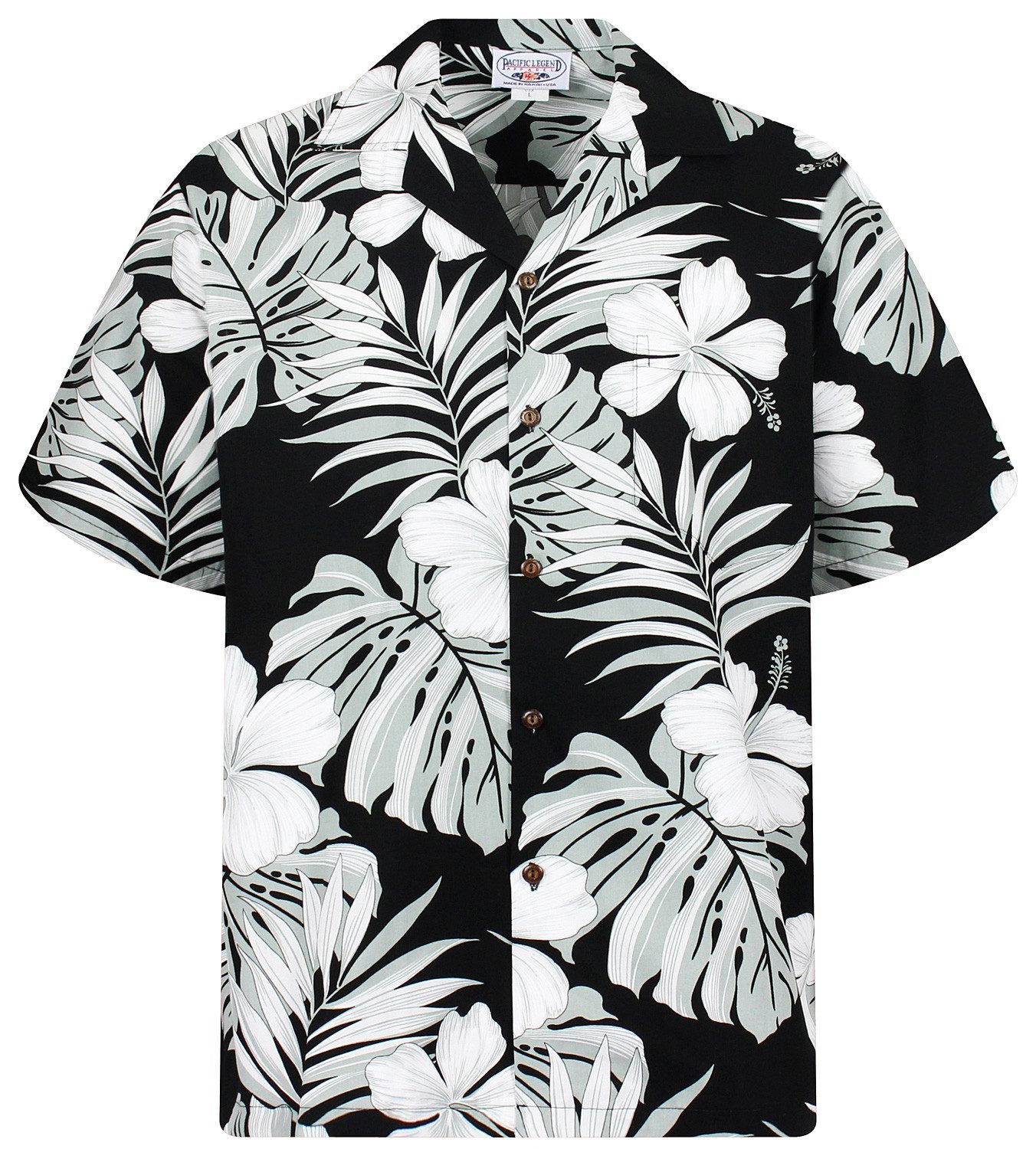 Pacific Legend Hawaiihemd Palmenblätter Original Hawaiihemd günstig online kaufen