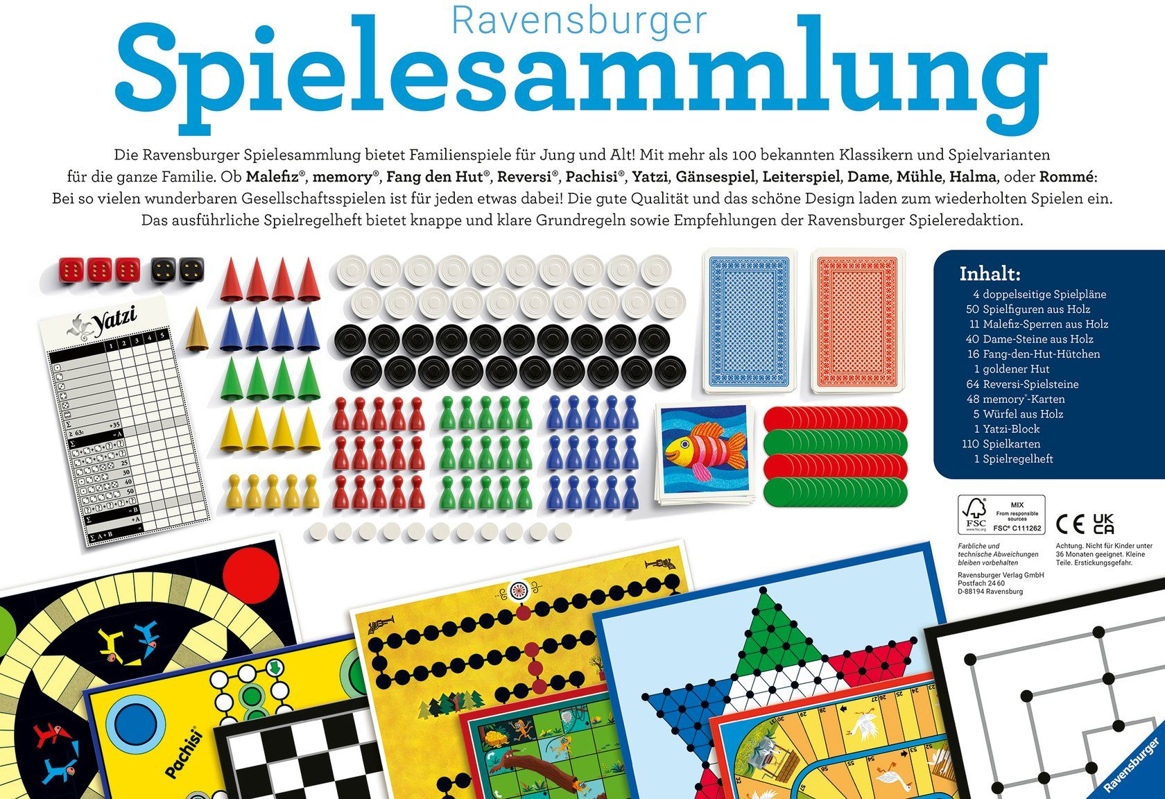 Ravensburger Spielesammlung Ravensburger Spielesammlung, Made in Europe – Bild 4 von 5