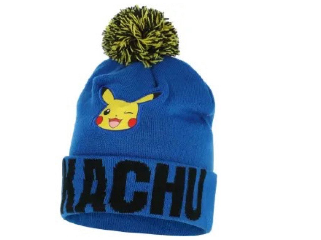 Beanie Pokemon Mütze Wintermütze Bommelmütze Beanie Pikachu