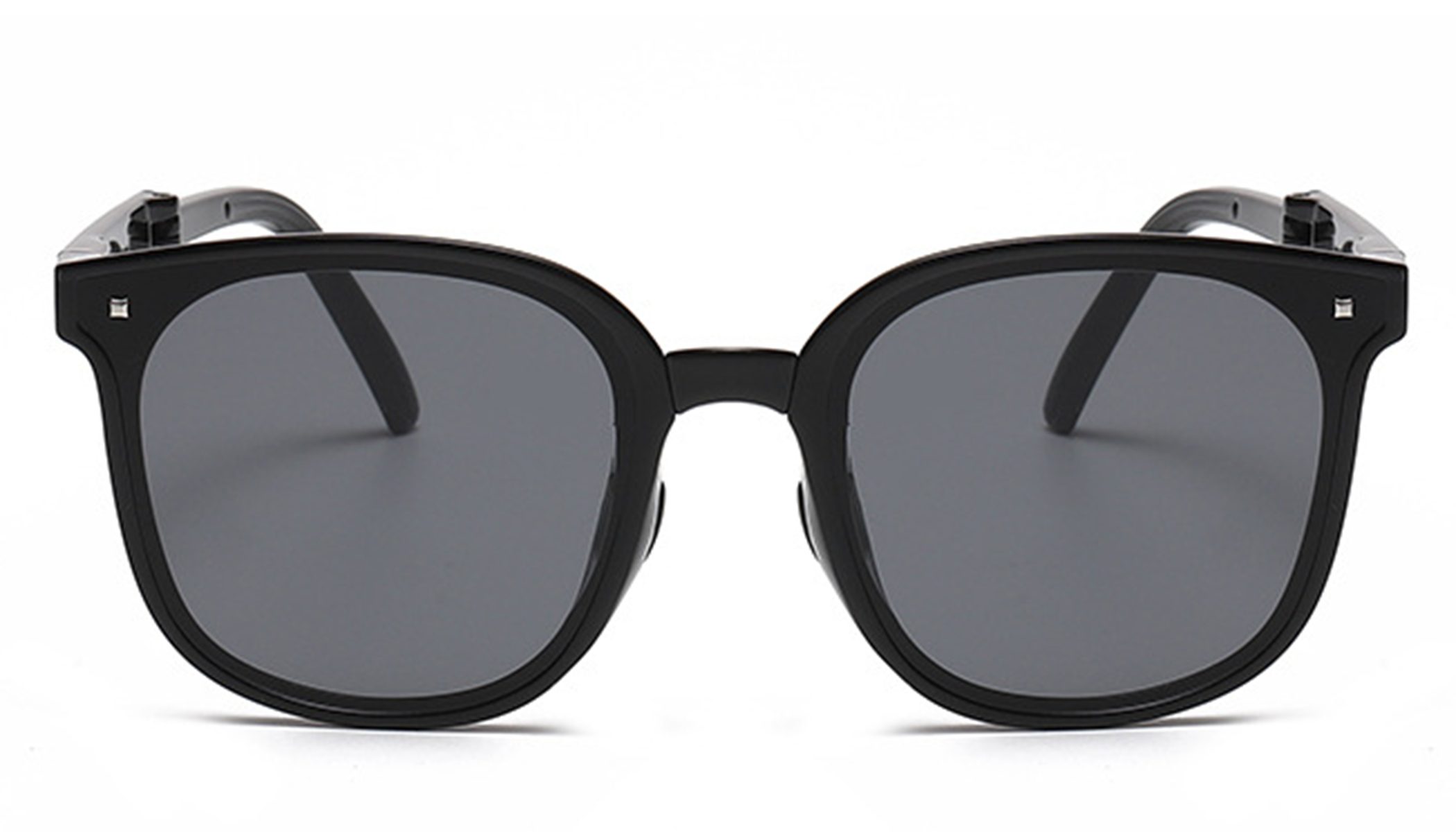 Haiaveng Sonnenbrille Sonnenbrillen, Sonnenbrillen mit Aufbewahrungstasche) UV-Schutz Faltbare Sonnenbrille (mit black