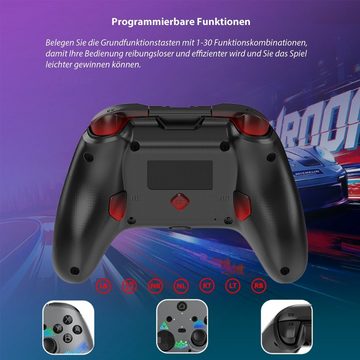 Tadow Gamepad,kabelloser 2.4G Game Controller,schillernde RGB-Farblichter Xbox One-Controller (Doppelte Vibration,Turbo Burst,3D Joystick (2 Millionen Mal)