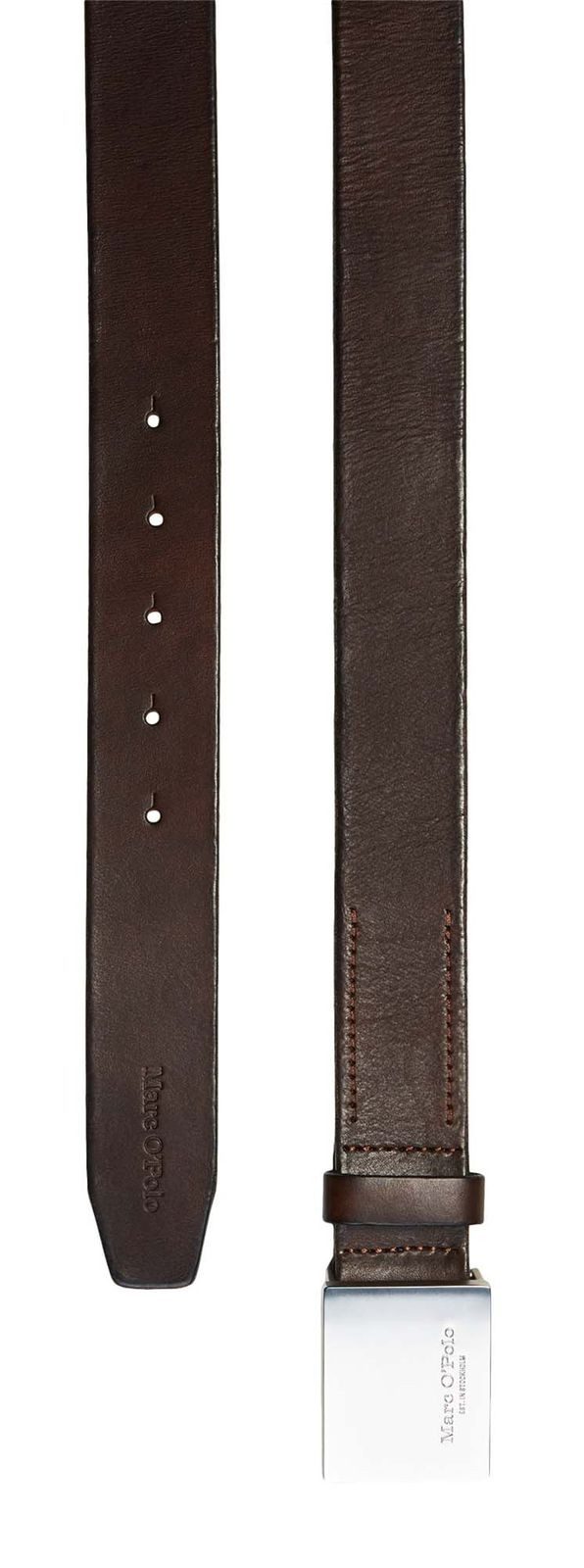 Marc O'Polo Ledergürtel Leather Belt aus echtem Rindsleder günstig online kaufen