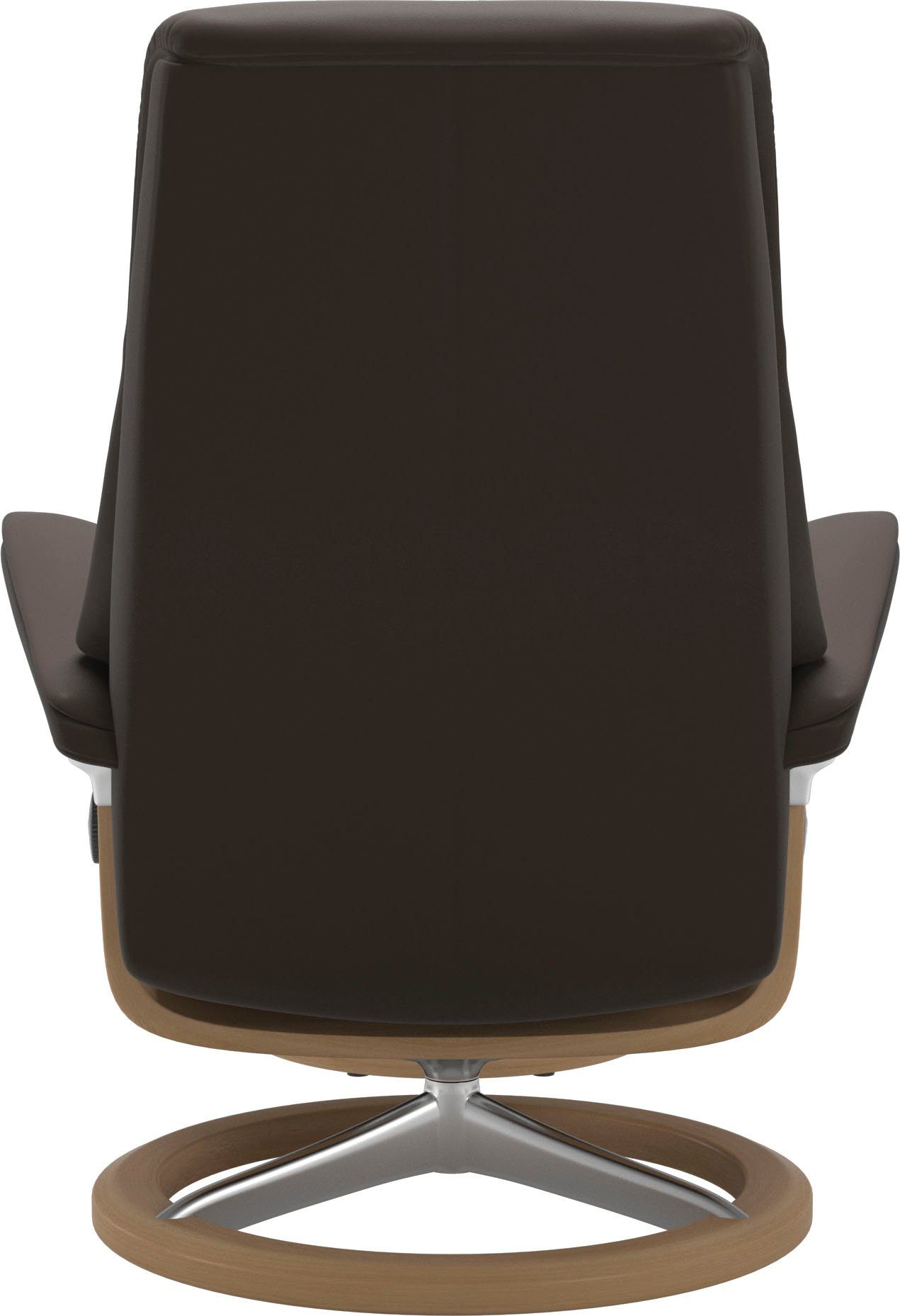 Größe mit (Set, S,Gestell Hocker), Signature Relaxsessel Stressless® View Base, Eiche mit Relaxsessel