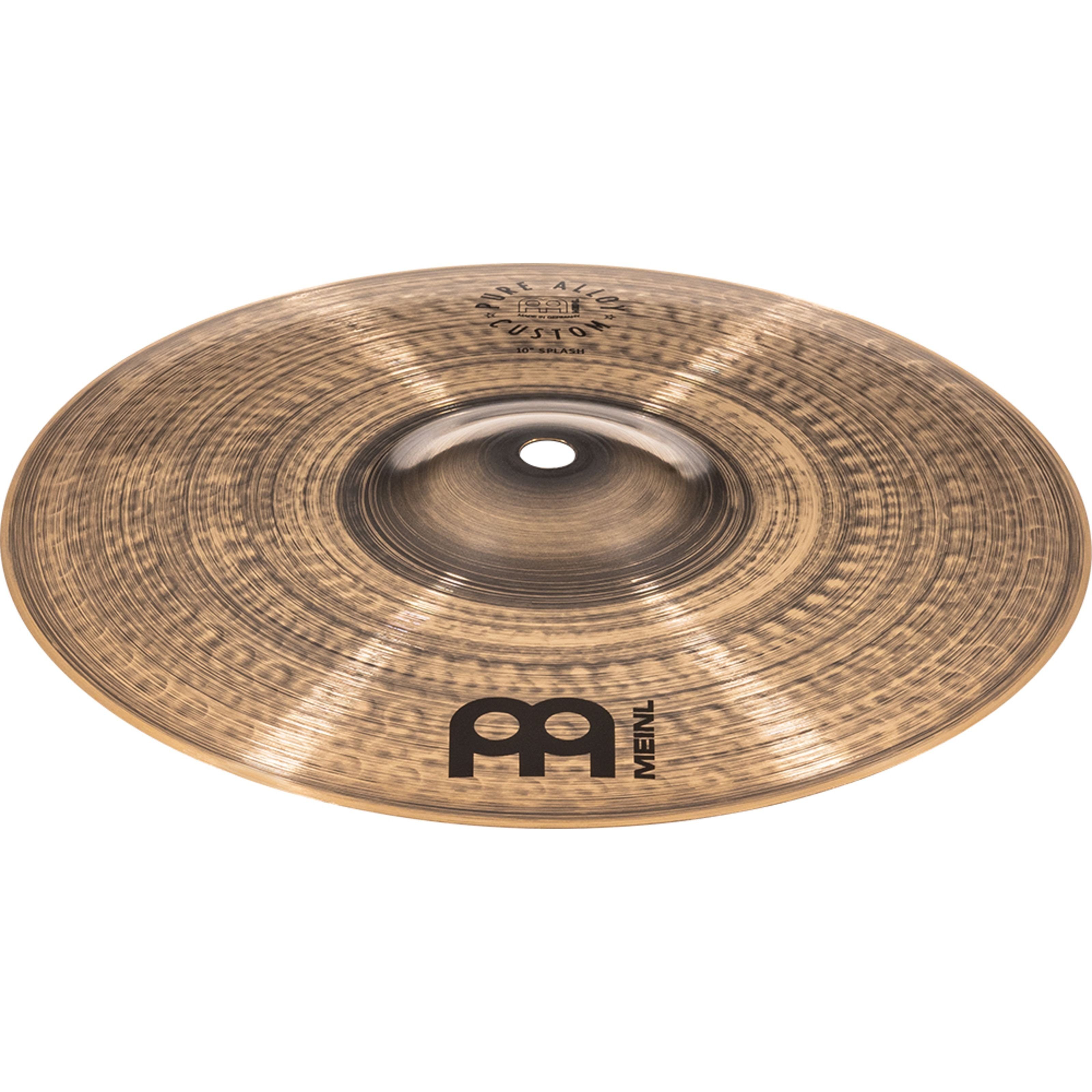 Meinl Percussion Becken, Cymbals, Splash Becken, Pure Alloy Custom Splash 10" - Splash-Becken