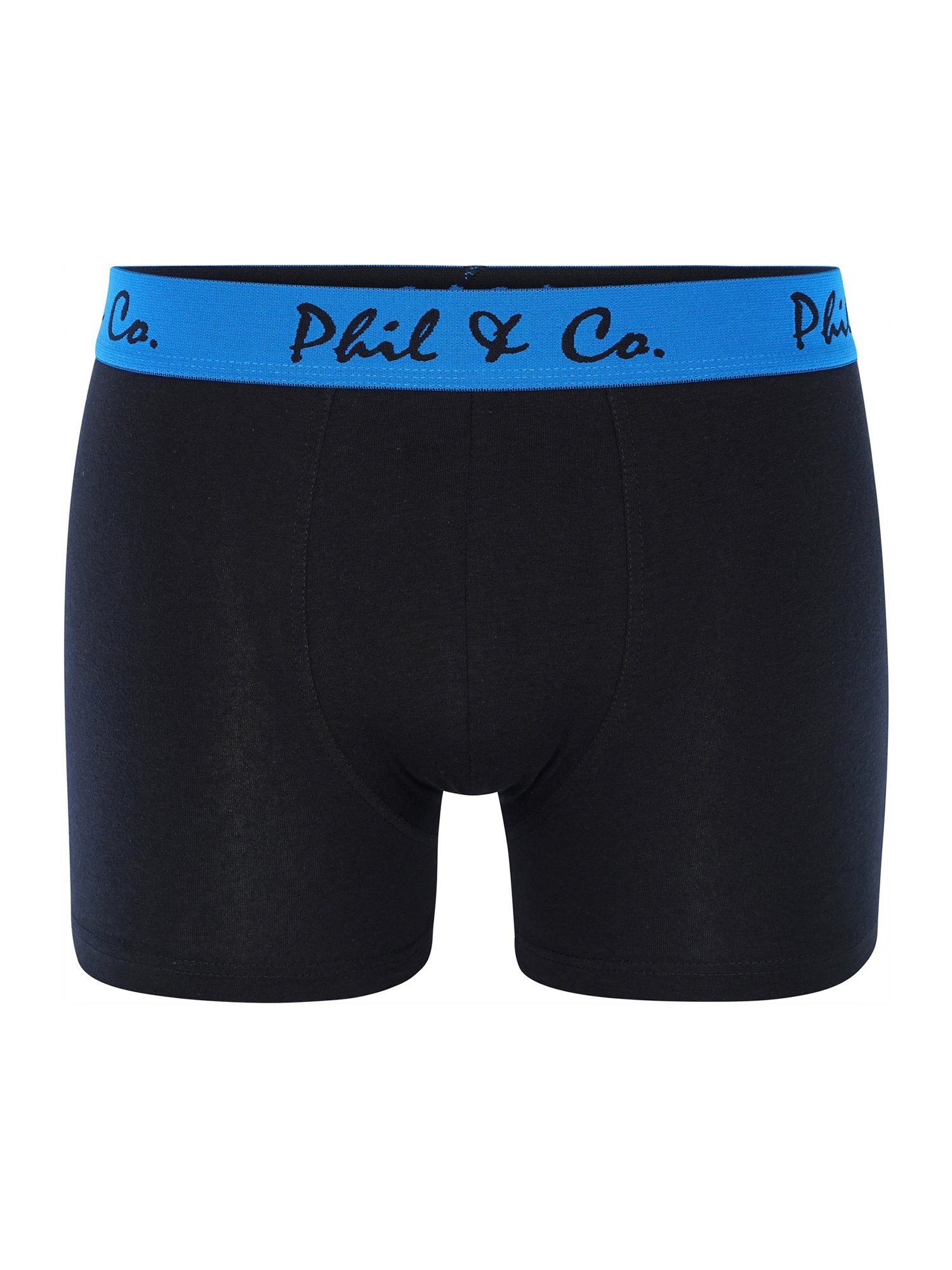Phil & (6-St) Co. Pants Retro schwarz-blau Jersey