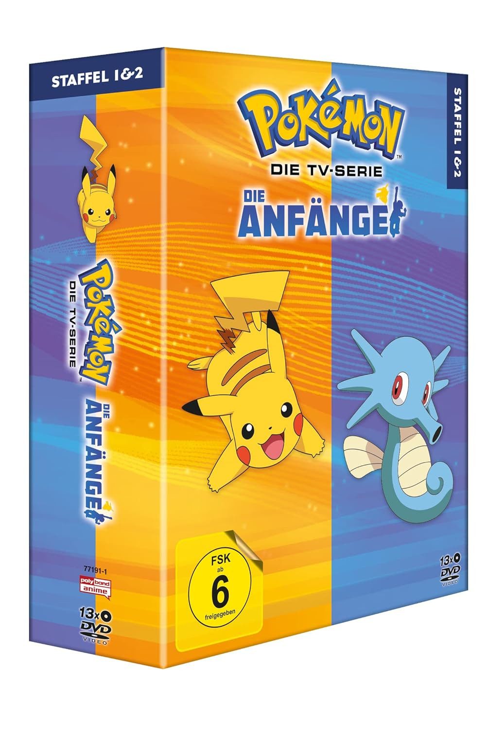WVG DVD Pokemon - Die TV-Serie: Staffel 1+2, (13-St), Alle 112 Folgen Staffel 1+2