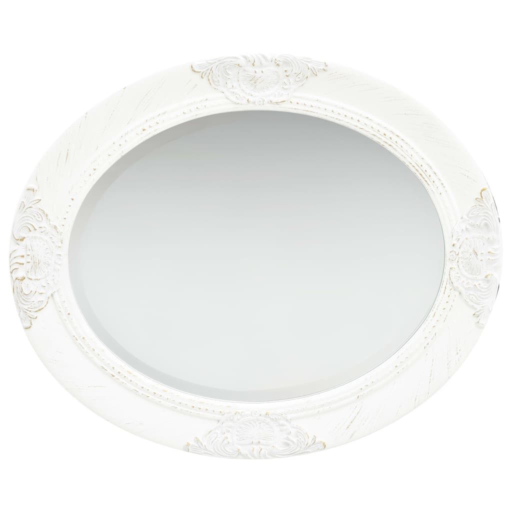 vidaXL Spiegel 50 x 60 cm Wandspiegel Dekoration rund Hängespiegel im Barock-Stil 50x
