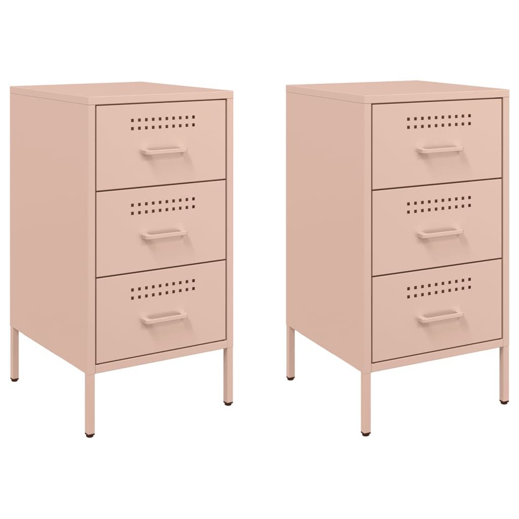 vidaXL Nachttisch Nachttische 2 Stk. Rosa günstig online kaufen