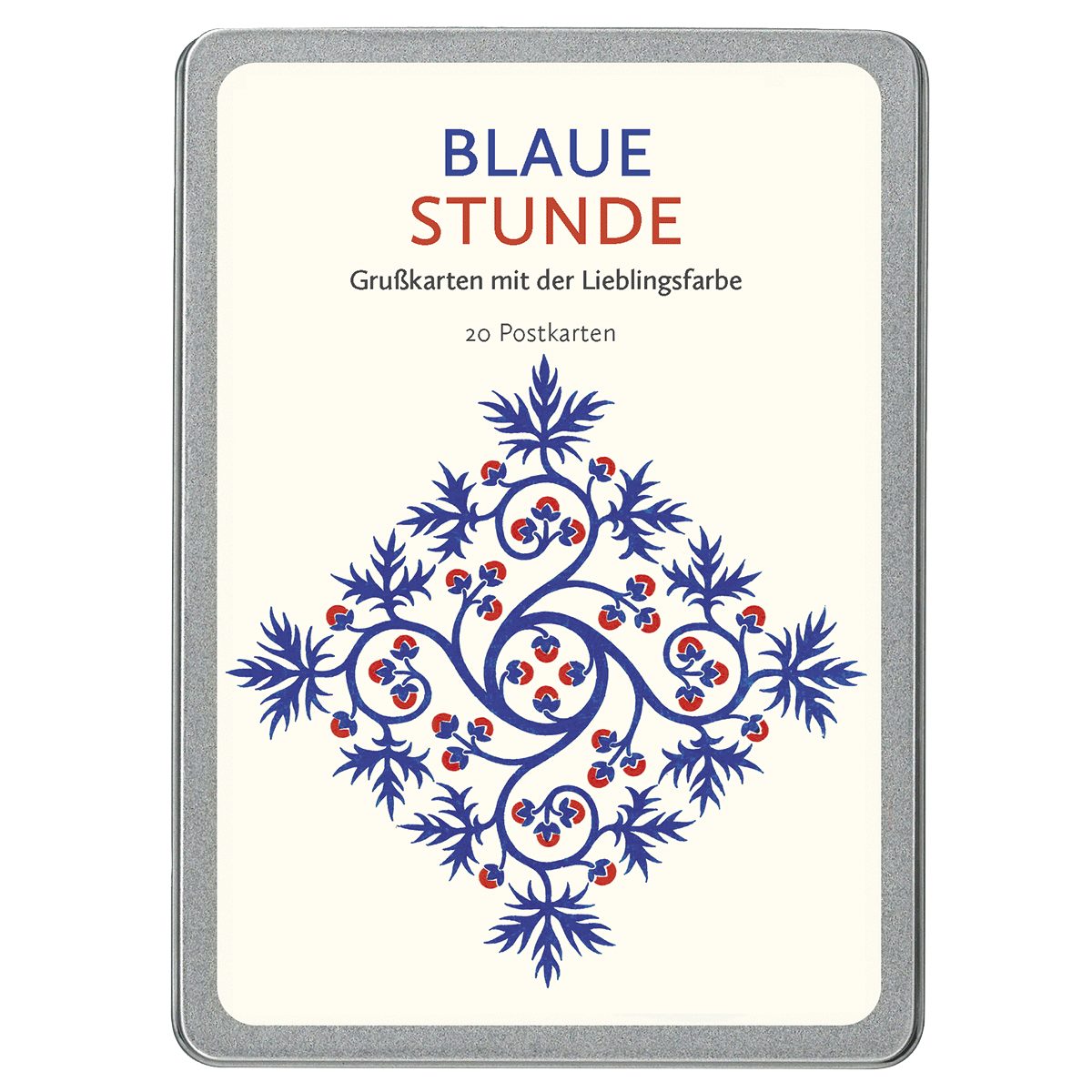 Postkarte Blaue Stunde: Grußkarten mit der Lieblingsfarbe
