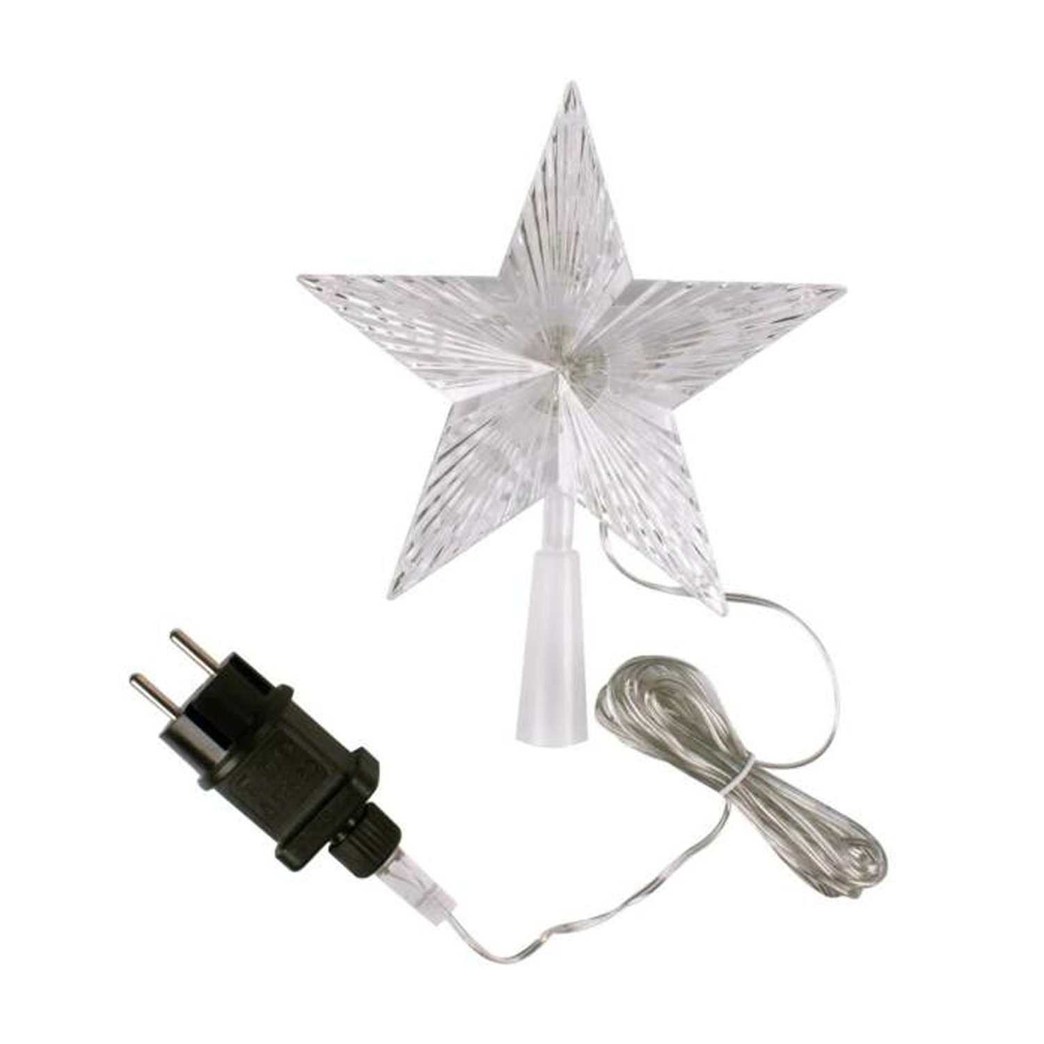 Mojawo Lichtervorhang LED Baumspitze Stern Weihnachtsbaumspitze 10 LEDs Kab günstig online kaufen