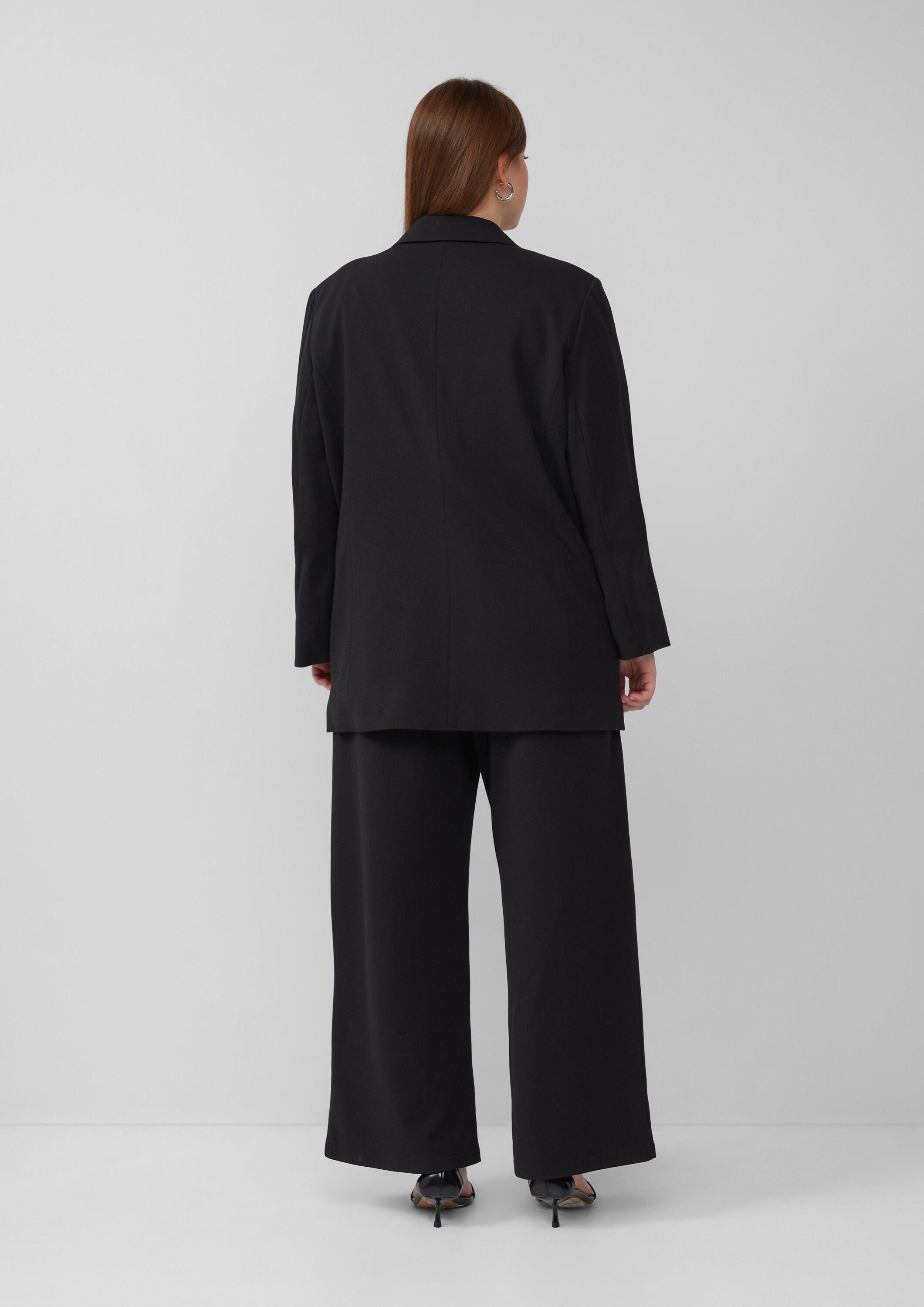 QS Jackenblazer Indoor-Blazer Blazer aus Interlockjersey