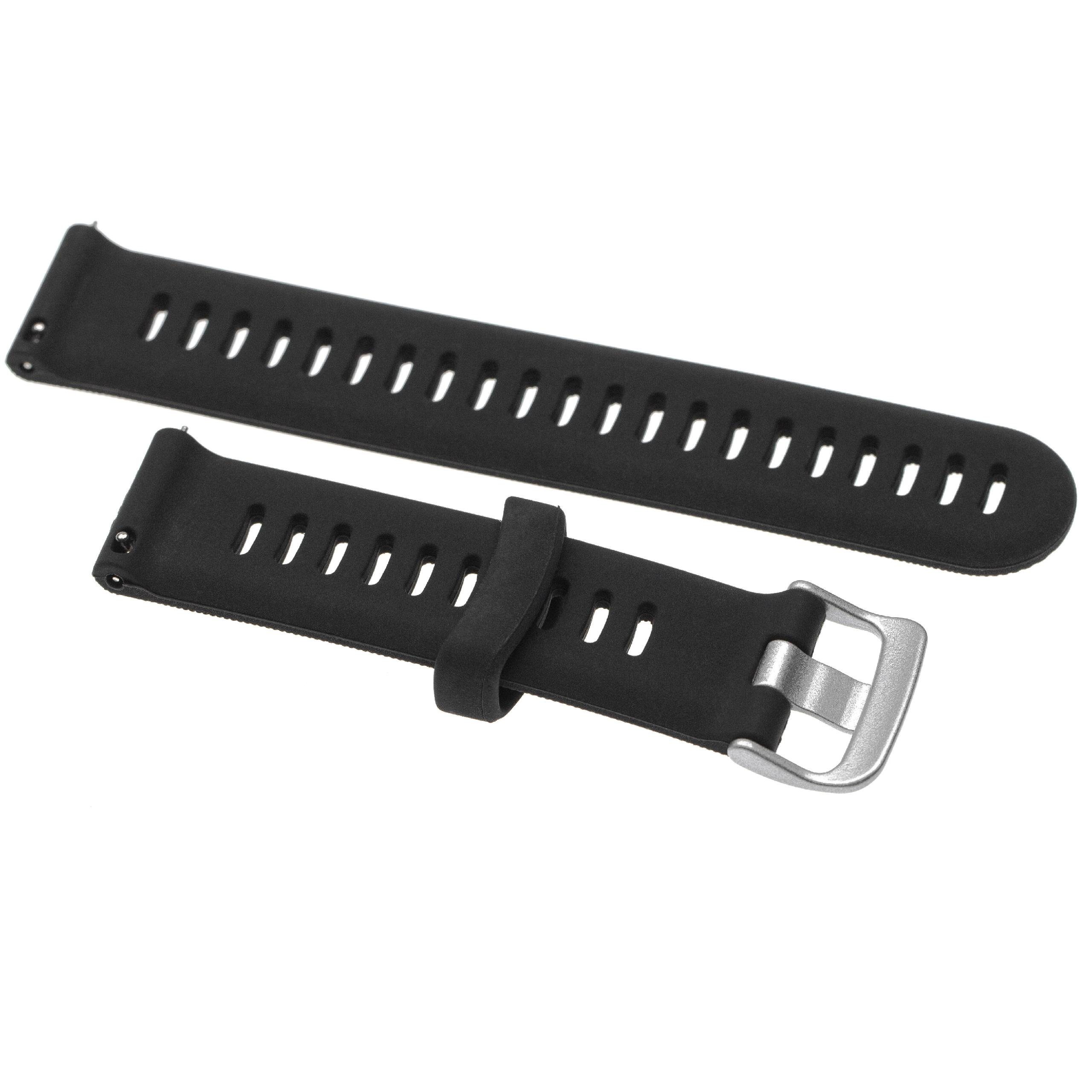 vhbw Smartwatch-Armband passend für Garmin Forerunner 645 Smartwatch, Hochwertiges Ersatzarmband aus Silikon für Ihren Fitness Tracker – Bild 3 von 4