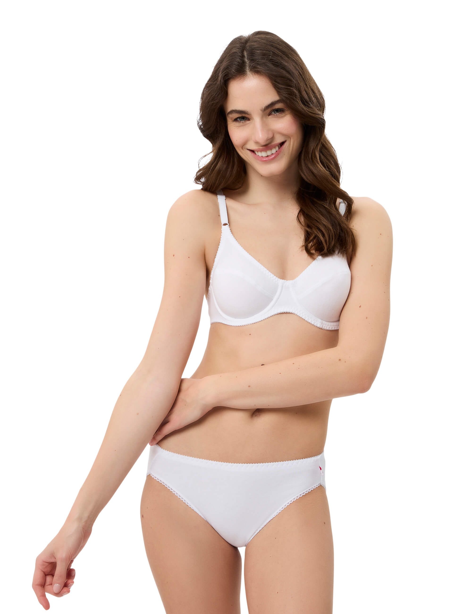 Beedees Bügel-BH Rock'n'Roll W (1, 1-tlg., 1) aus 100 % Baumwolle, bequem, formgebend, unwattiert und ohne Schalen