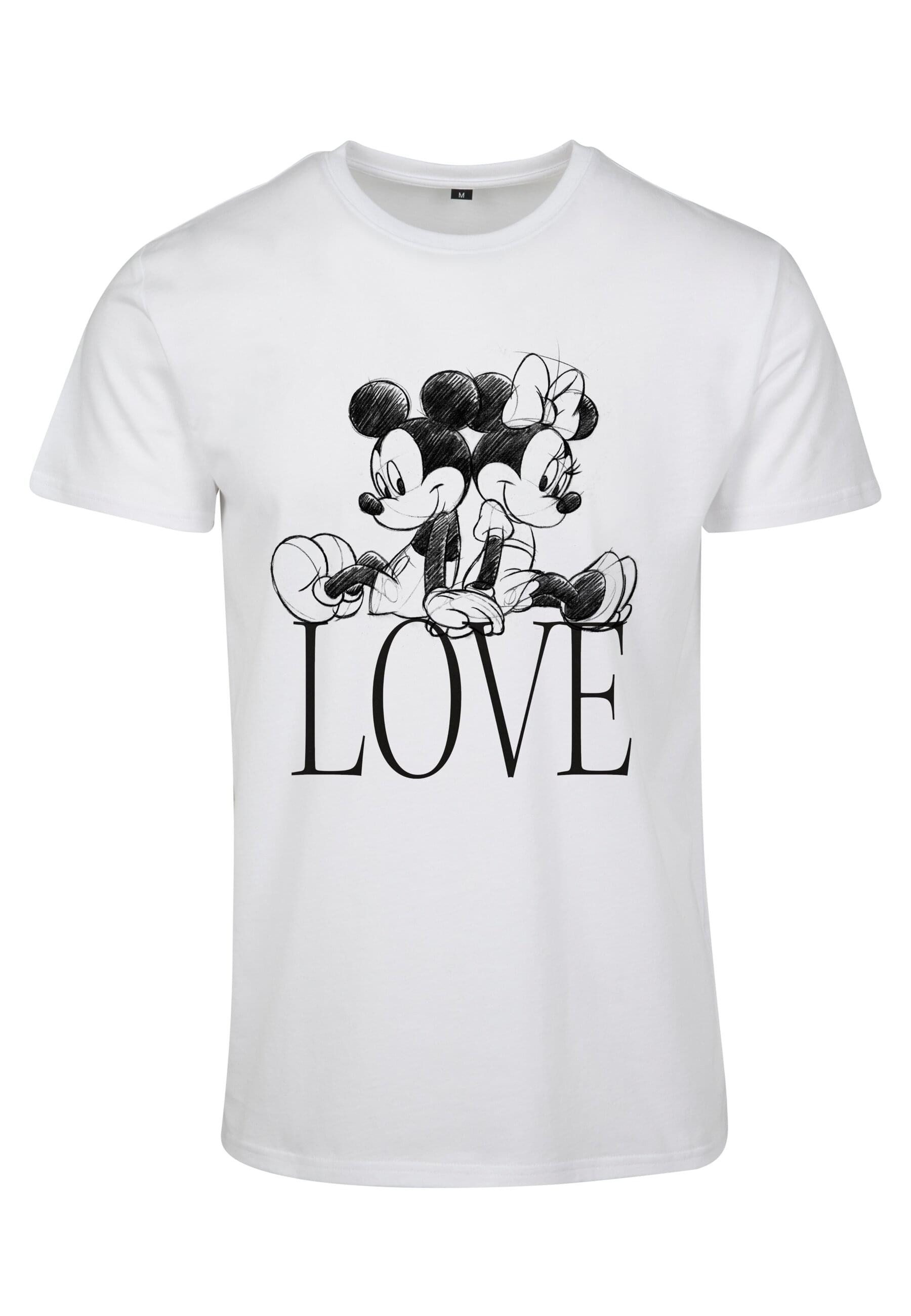 Merchcode Kurzarmshirt Merchcode Damen Ladies Minnie günstig online kaufen