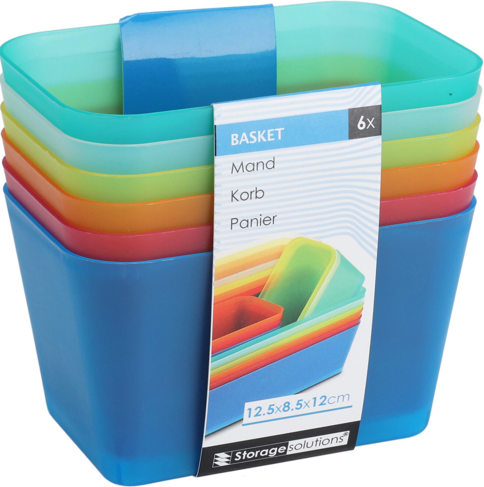 Koopman Aufbewahrungsbox Bunt (12 St), 12 günstig online kaufen