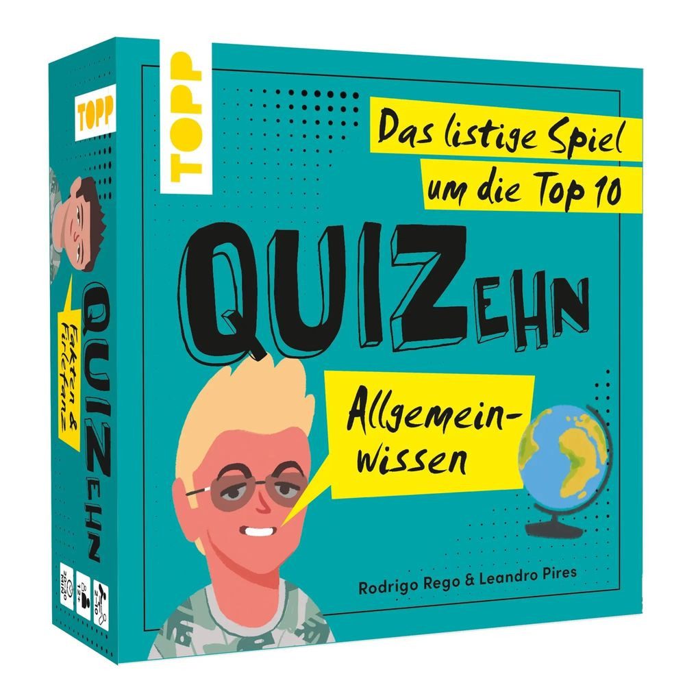 frechverlag Spiel QUIZehn - Allgemeinwissen. Das listige Spiel um die Top 10