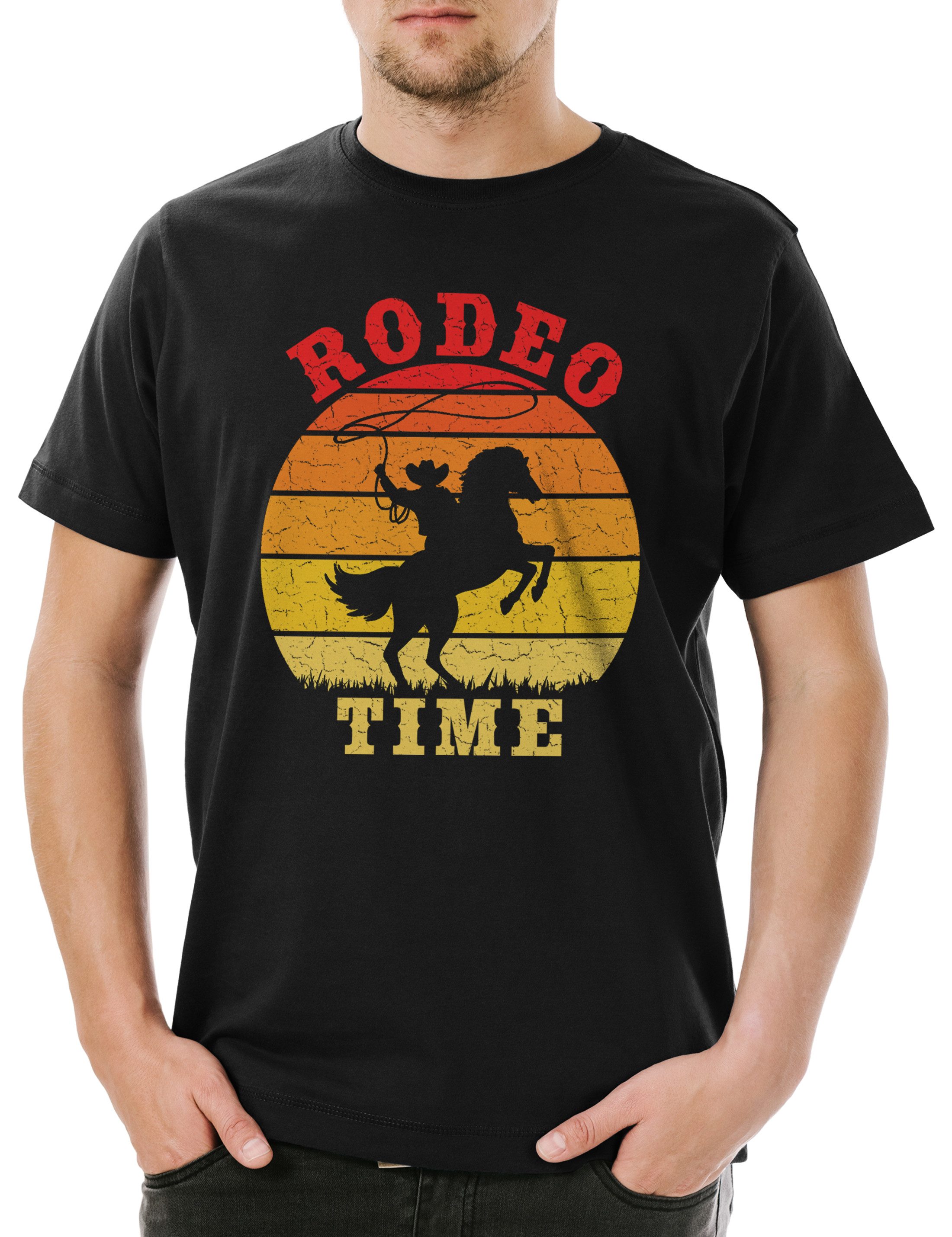 Urban Backwoods Print-Shirt Rodeo Time Herren günstig online kaufen