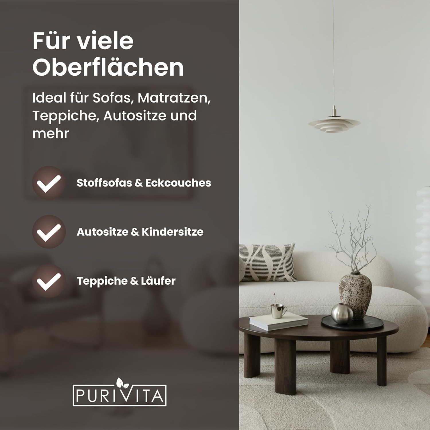 Purivita PURIVITA® Polsterreiniger Konzentrat 1:30, 750ml Polsterreiniger