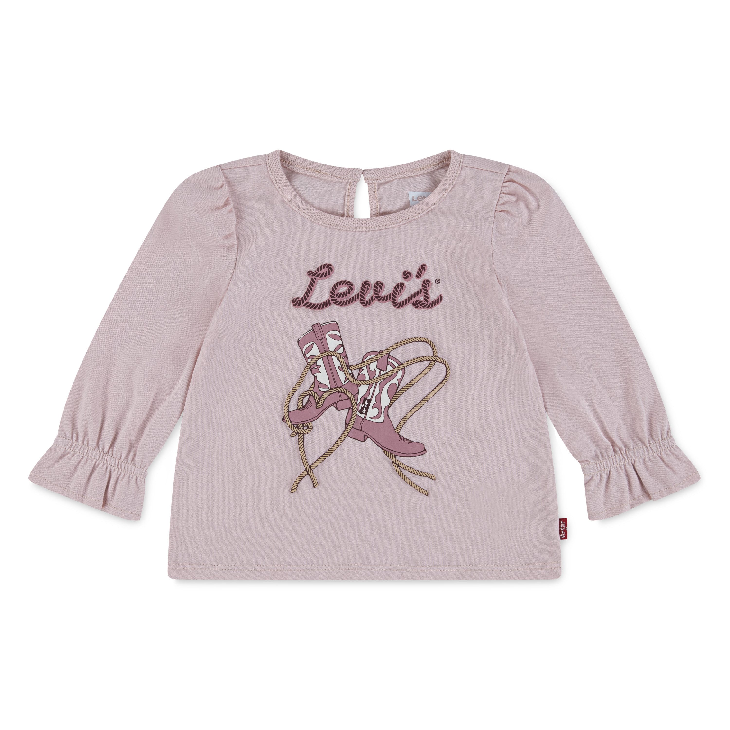 Levi's® Kids Langarmshirt LVG LS KNOT FRONT KNIT TEE im Western-Look, for Girls