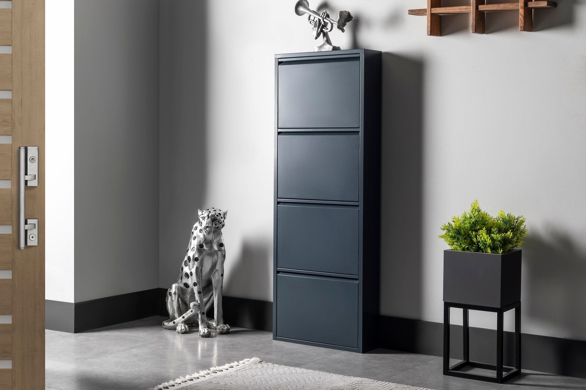 gowoll Schuhschrank Schmal Schuhregal Metall Schuhkipper günstig online kaufen