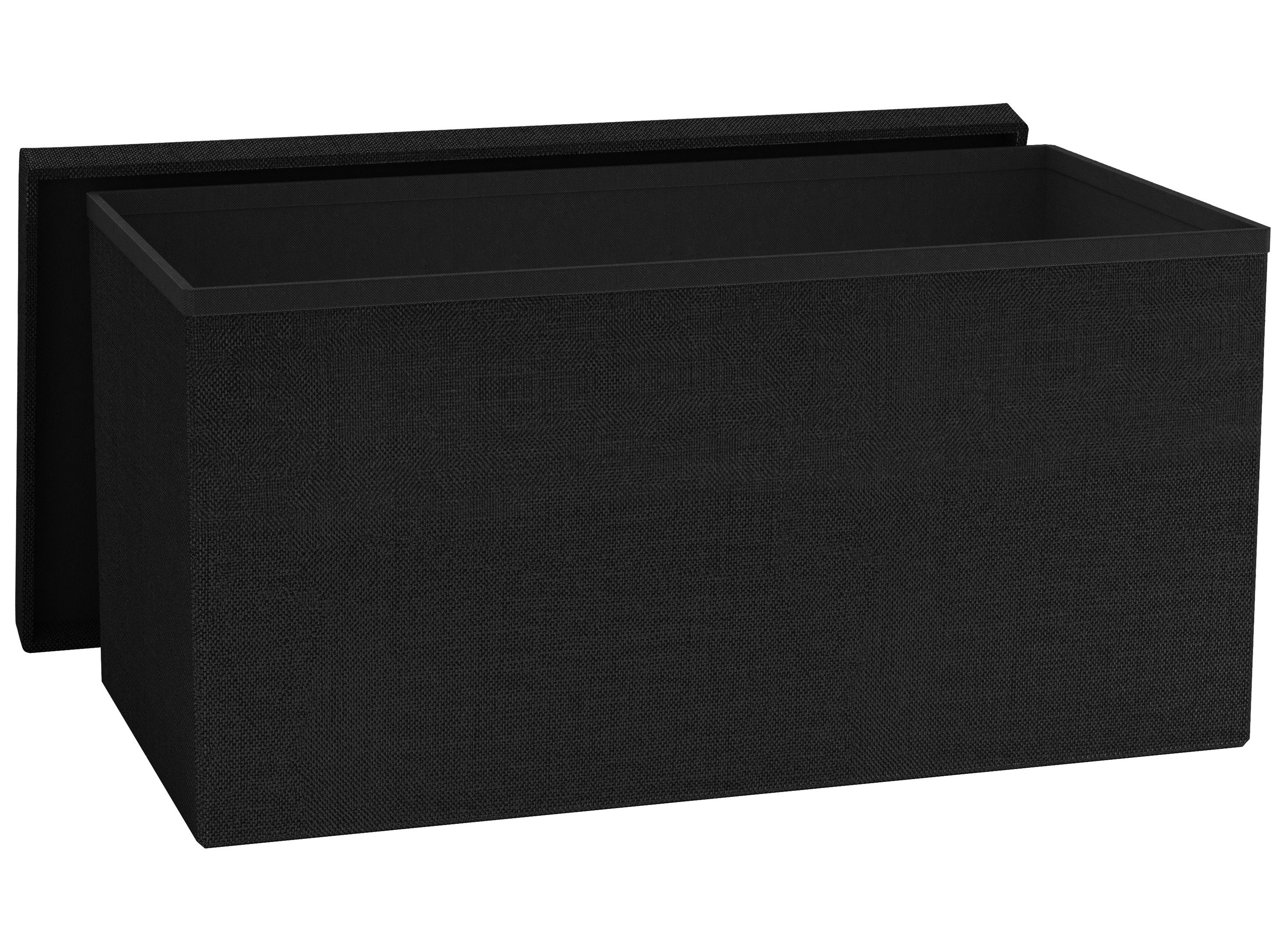 VCM Schuhbank Stoff Sitztruhe Sitzbank Aufbewahrungsbox Boxas