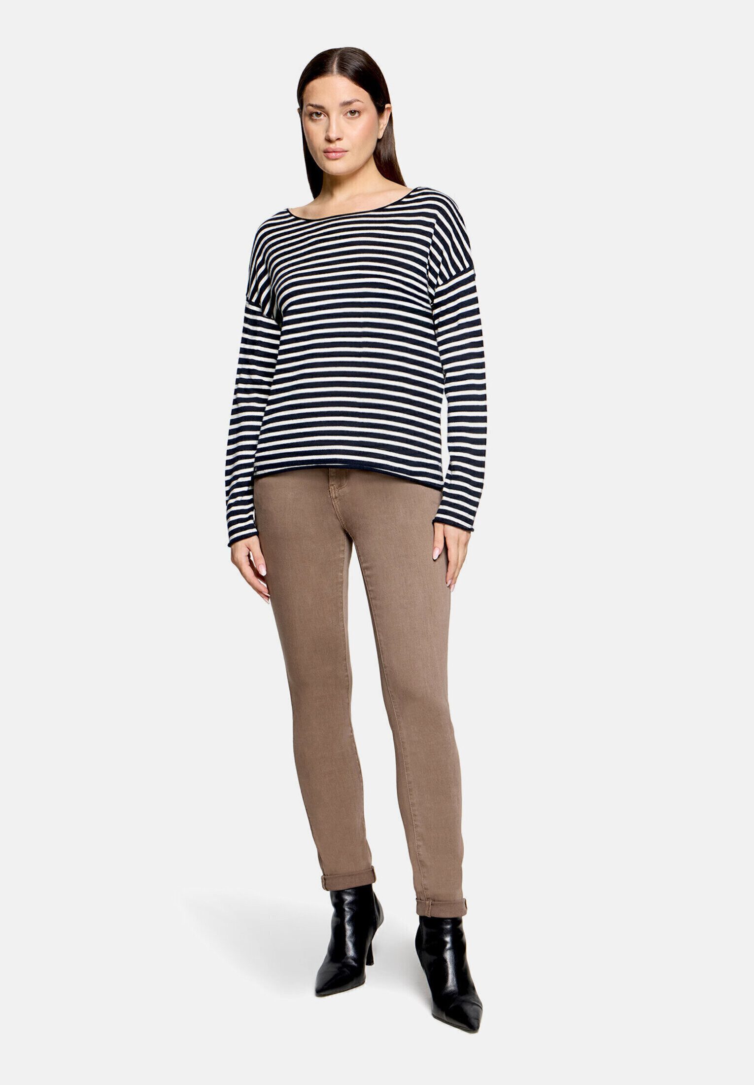 Betty Barclay Strickpullover Damen mit U-Boot-Ausschnitt (1-tlg)