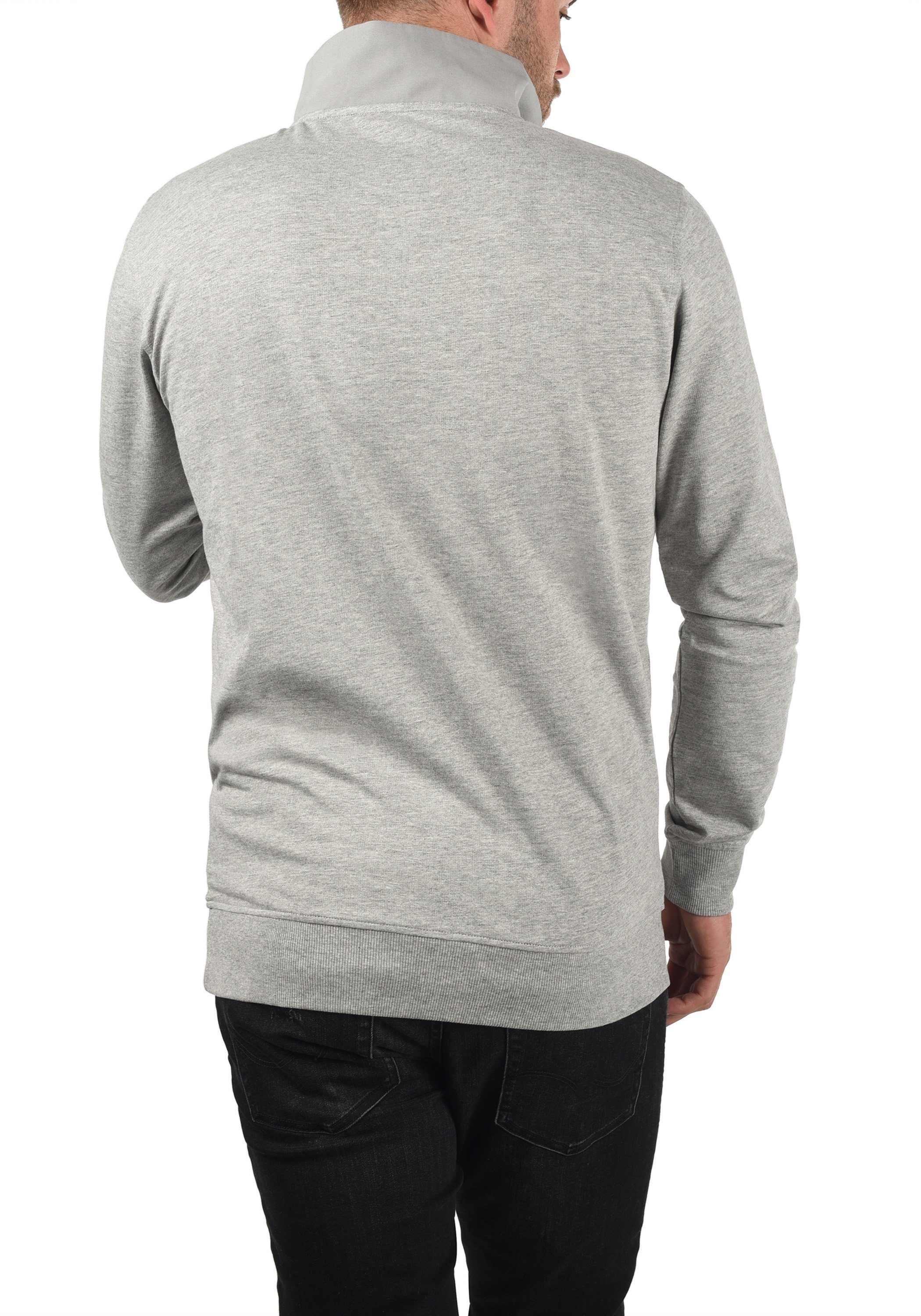 Grey SDJorke Sweatpulli !Solid (1840051) Sweatshirt Melange