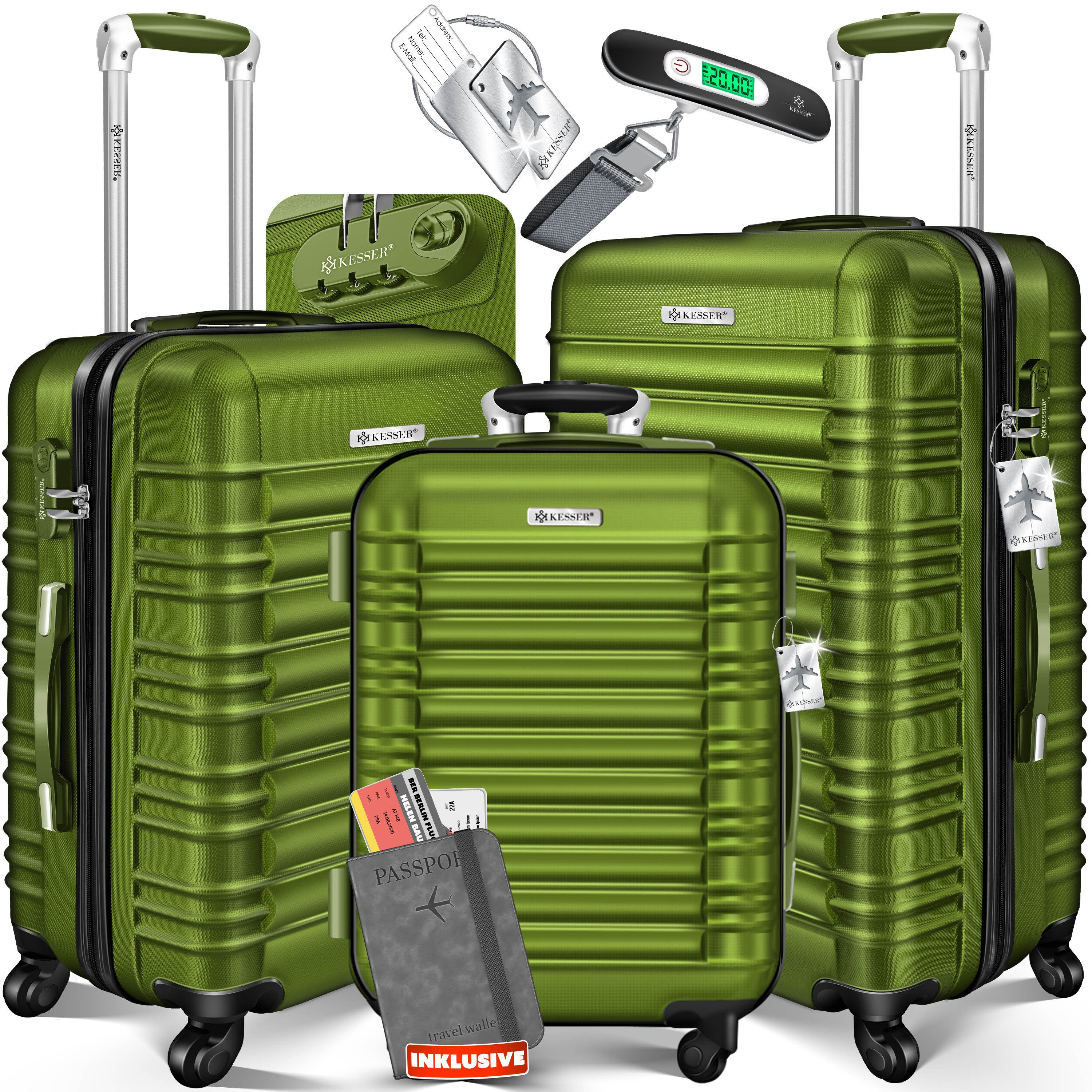 KESSER Kofferset, 4 Rollen, (3 tlg), günstig online kaufen