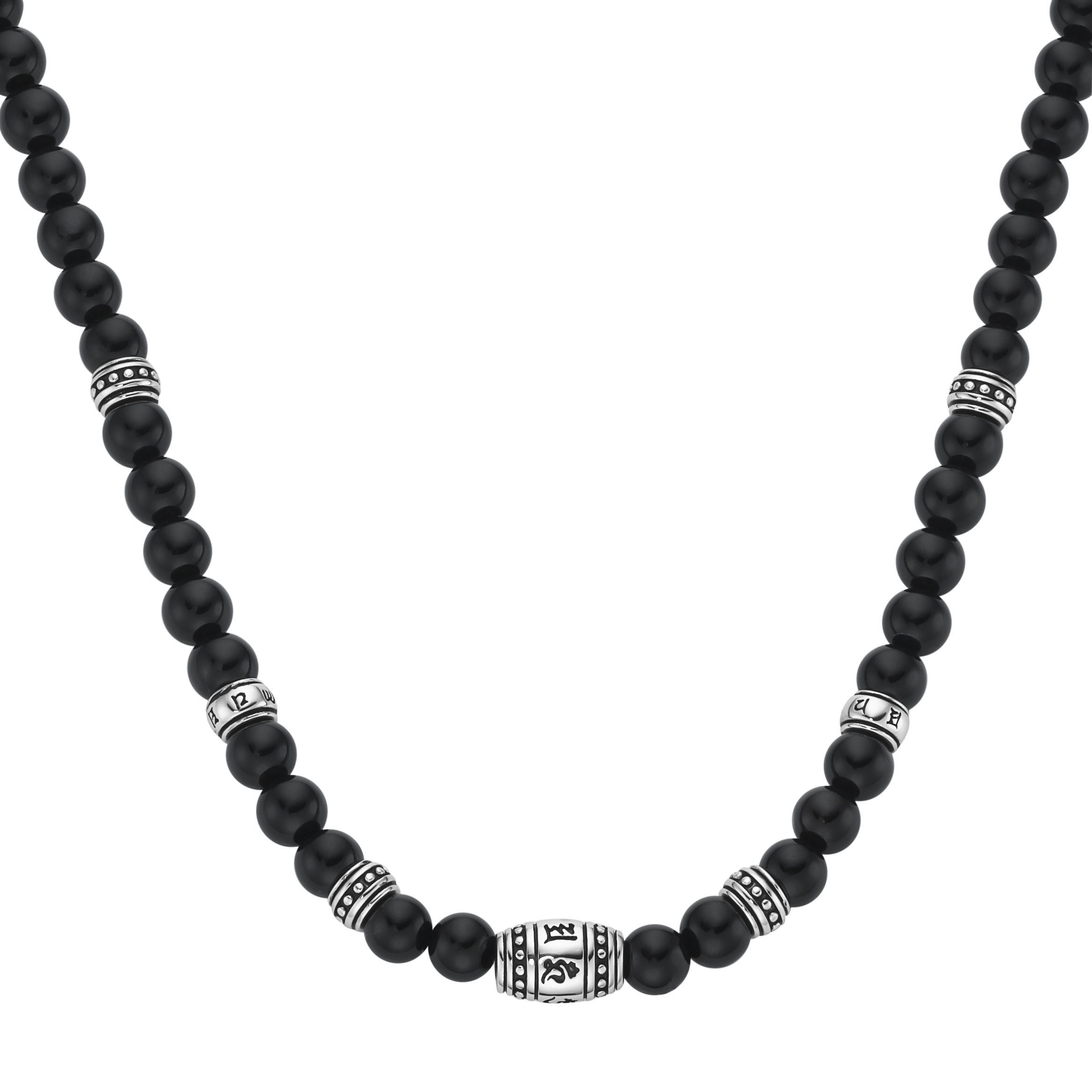 GIORGIO MARTELLO MILANO Collier schwarze Achat-, günstig online kaufen