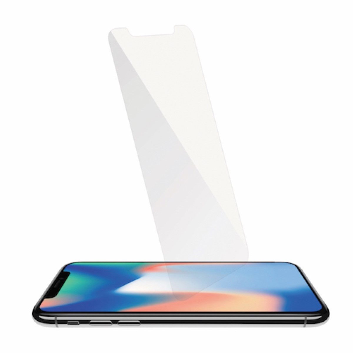 Macally Schutzfolie 9H Glas-Folie Schutz-Folie Hart-Glas Panzer, Hartglas Display-Folie, für Apple iPhone 11 Pro Max + iPhone Xs Max
