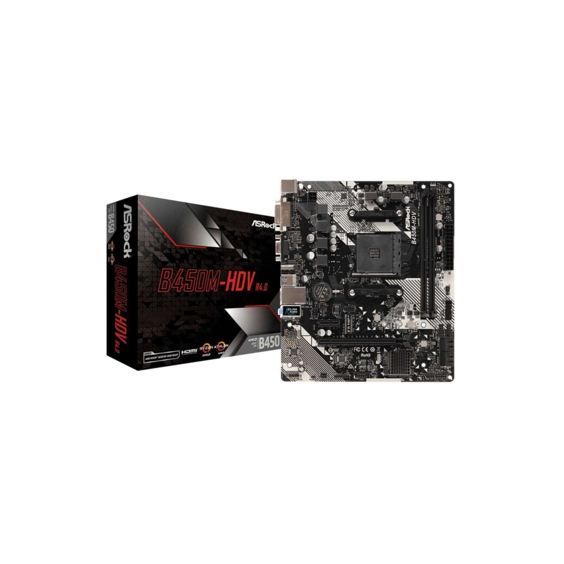 Asrock B450M-HDV R4.0 Mainboard