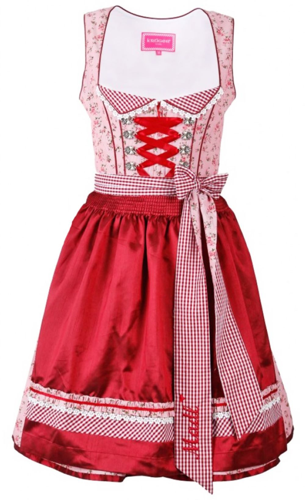 Krüger Madl Dirndl Krüger MADL Dirndl Top Madl - Rot 50cm