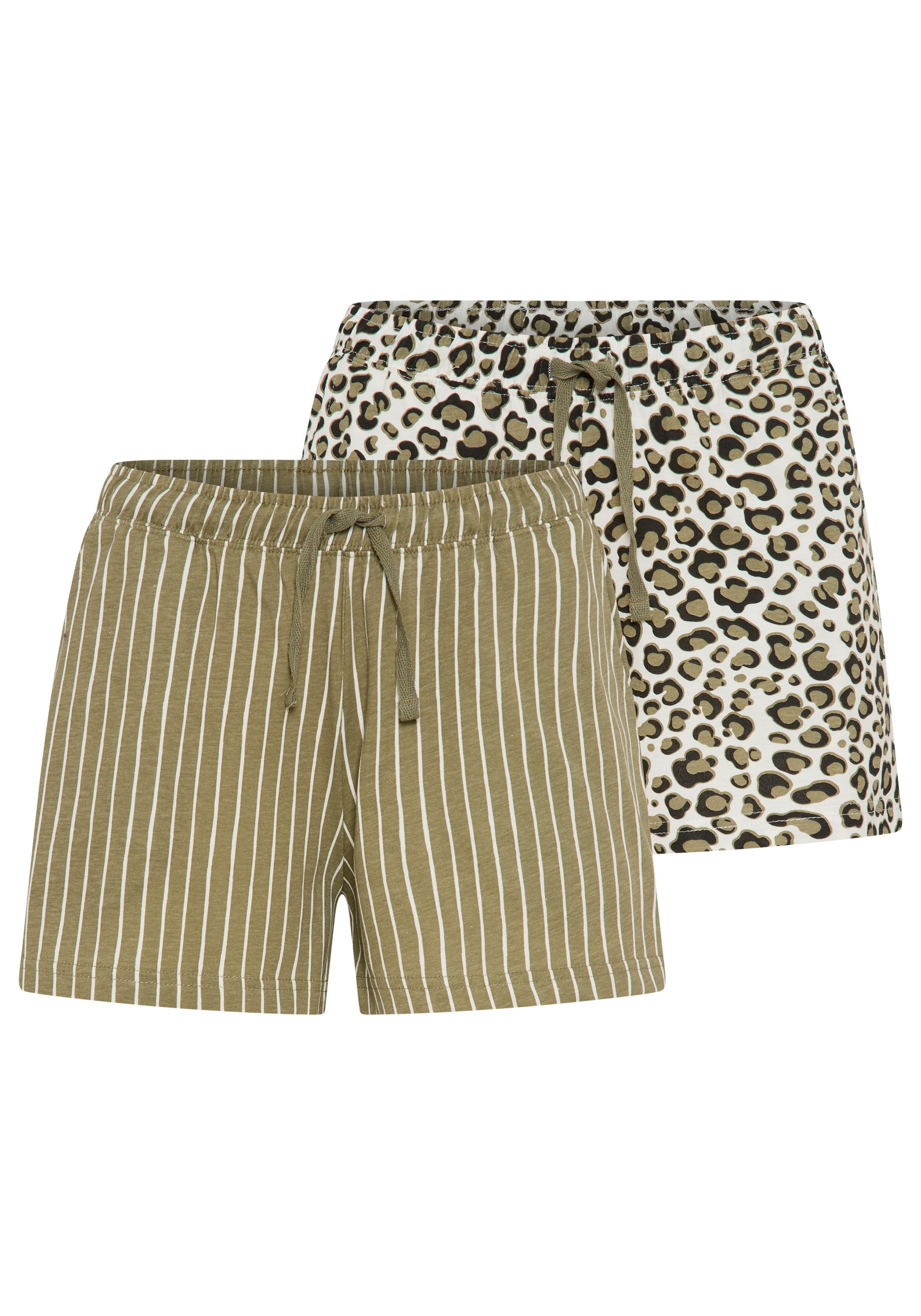 Vivance Dreams by Lascana Schlafshorts (2-tlg) mit Eingrifftaschen