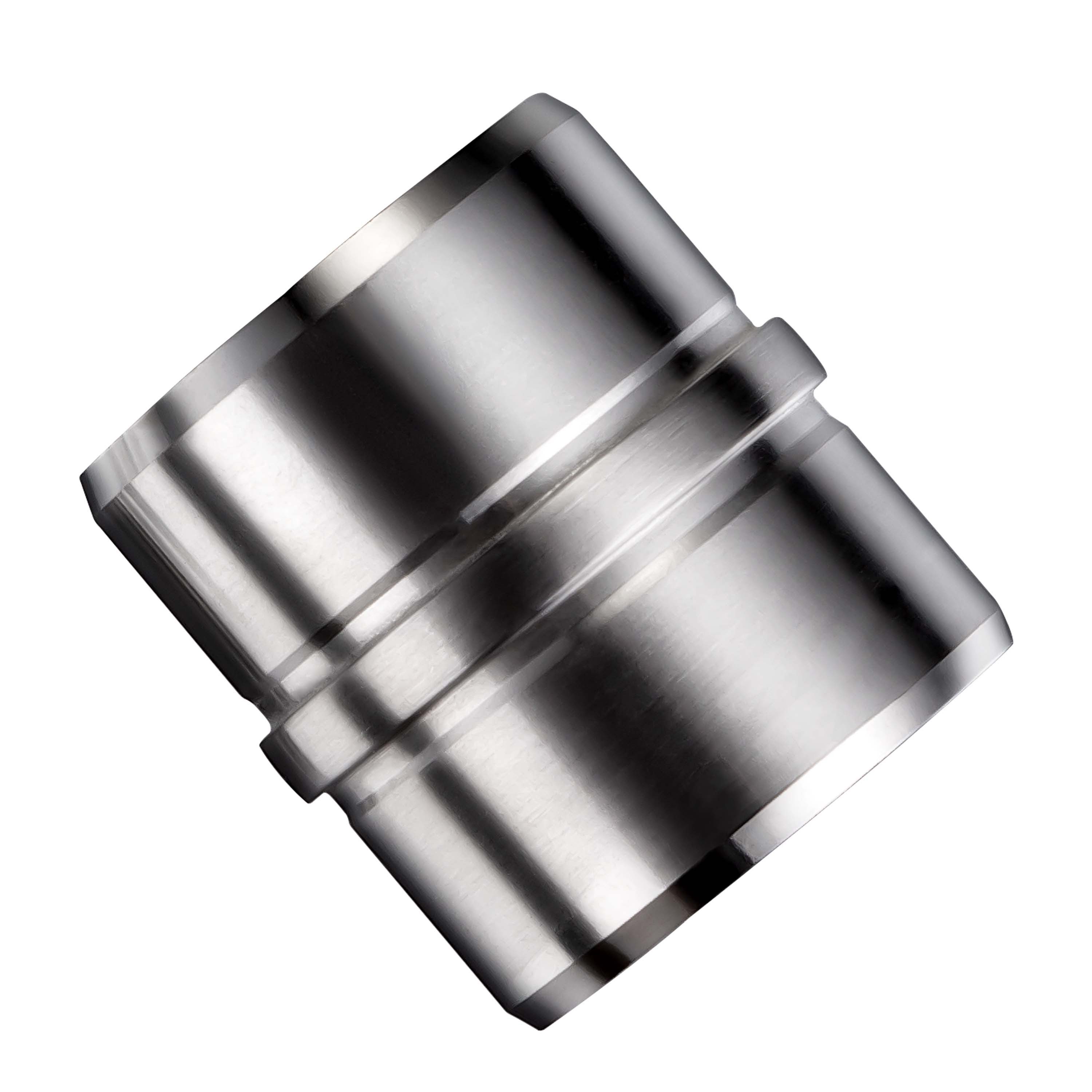 duschspa Treppengeländer Edelstahl Handlaufverbinder Ø 42.4mm zur Verbindung mehrerer Handläufe, 4.5 cm Länge, Steckverbindung, fest verklebt