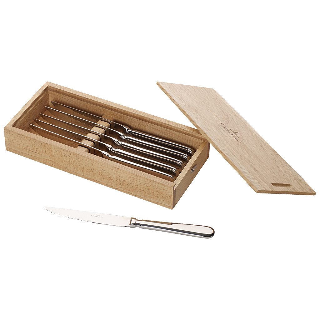 Villeroy & Boch Столові прилади для стейків Oscar Pizza-/ Steakmesserset 6-tlg. 28x13x5cm (6-tlg), 6 Personen, Edelstahl