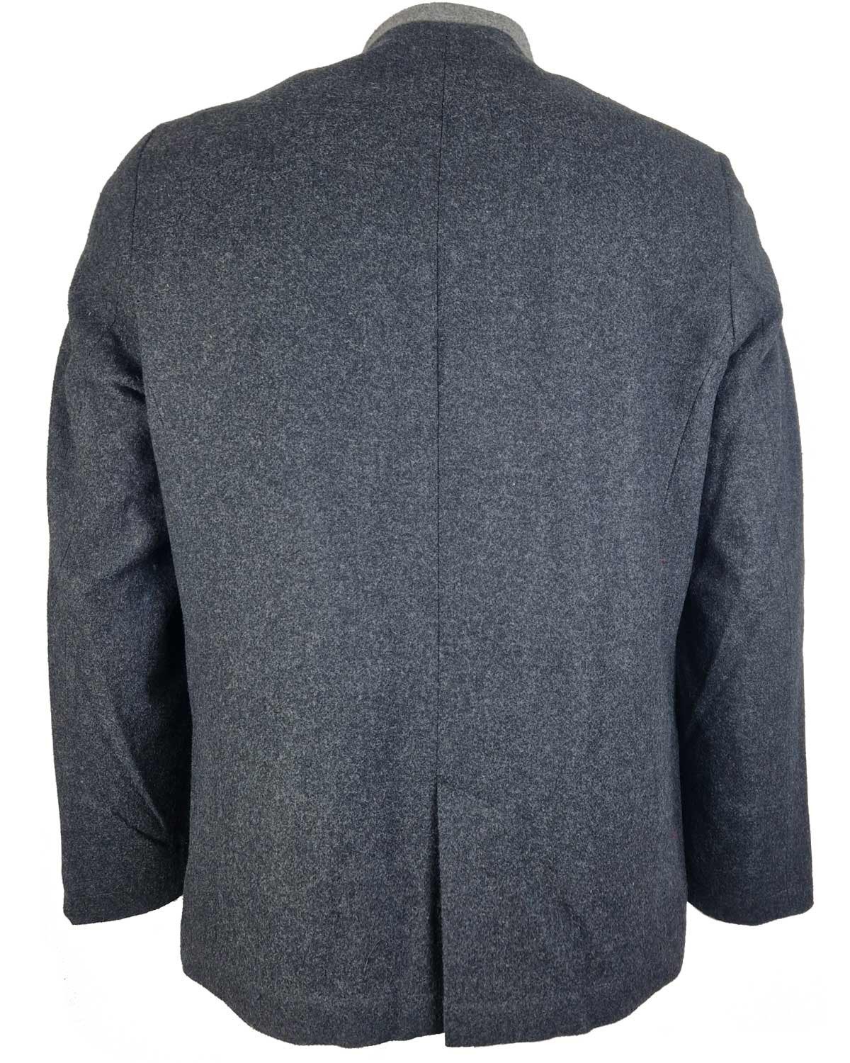 Maddox Trachtenstrickjacke Trachtenjacke Janker 'Erlach', Anthrazith Grau