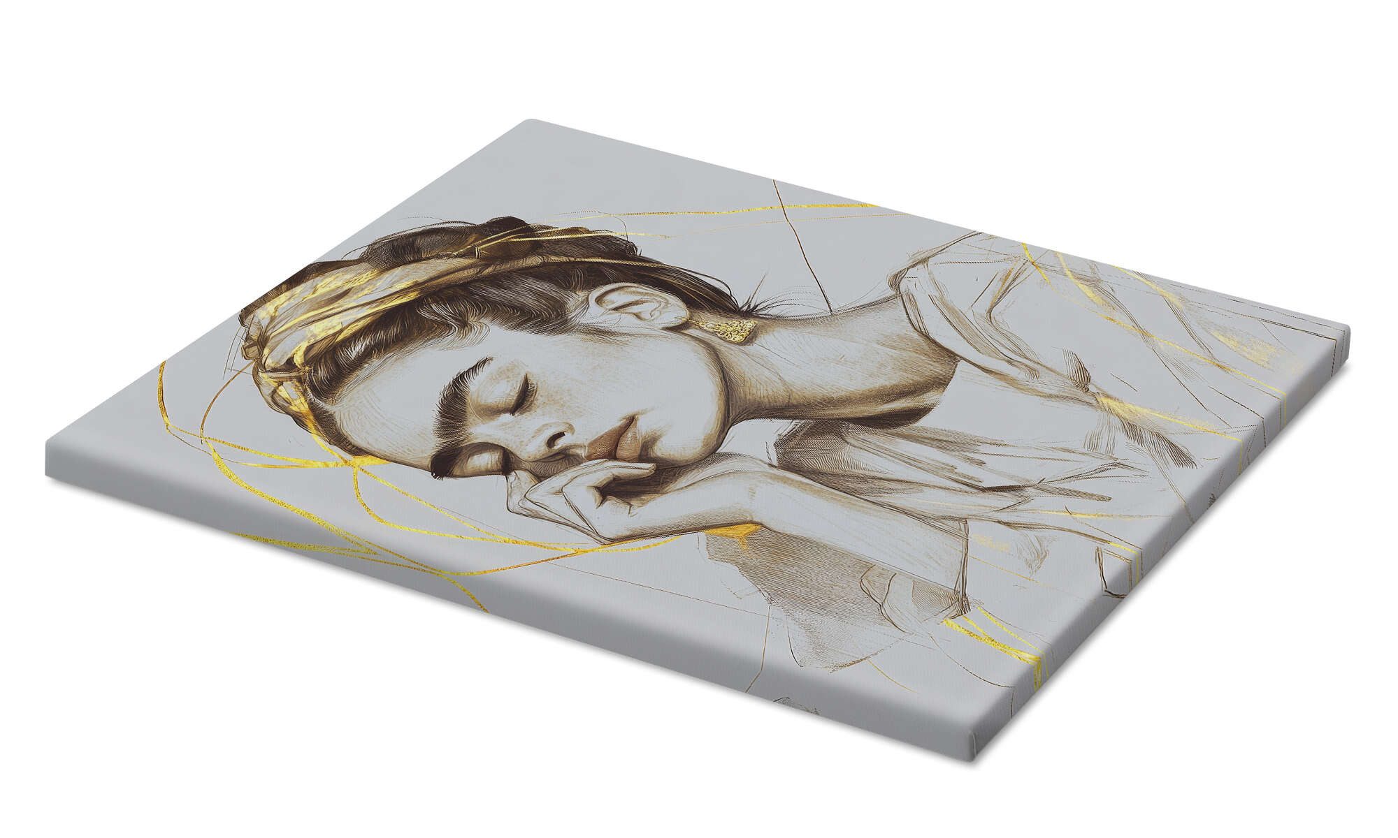 Posterlounge Wandbild Frida Kahlo verträumt, DejaReve, erhältlich als Poste günstig online kaufen