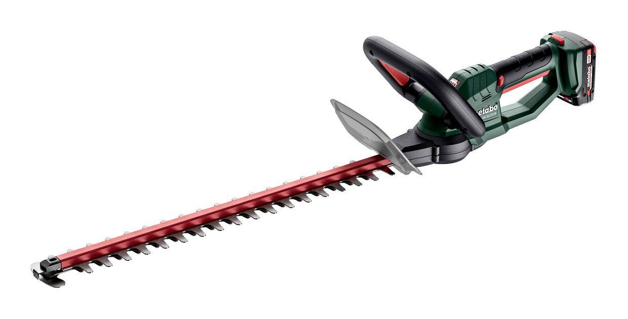 metabo Akku-Heckenschere HS 18 LTX 55, 2 x 2 Ah Li-Ion im Karton