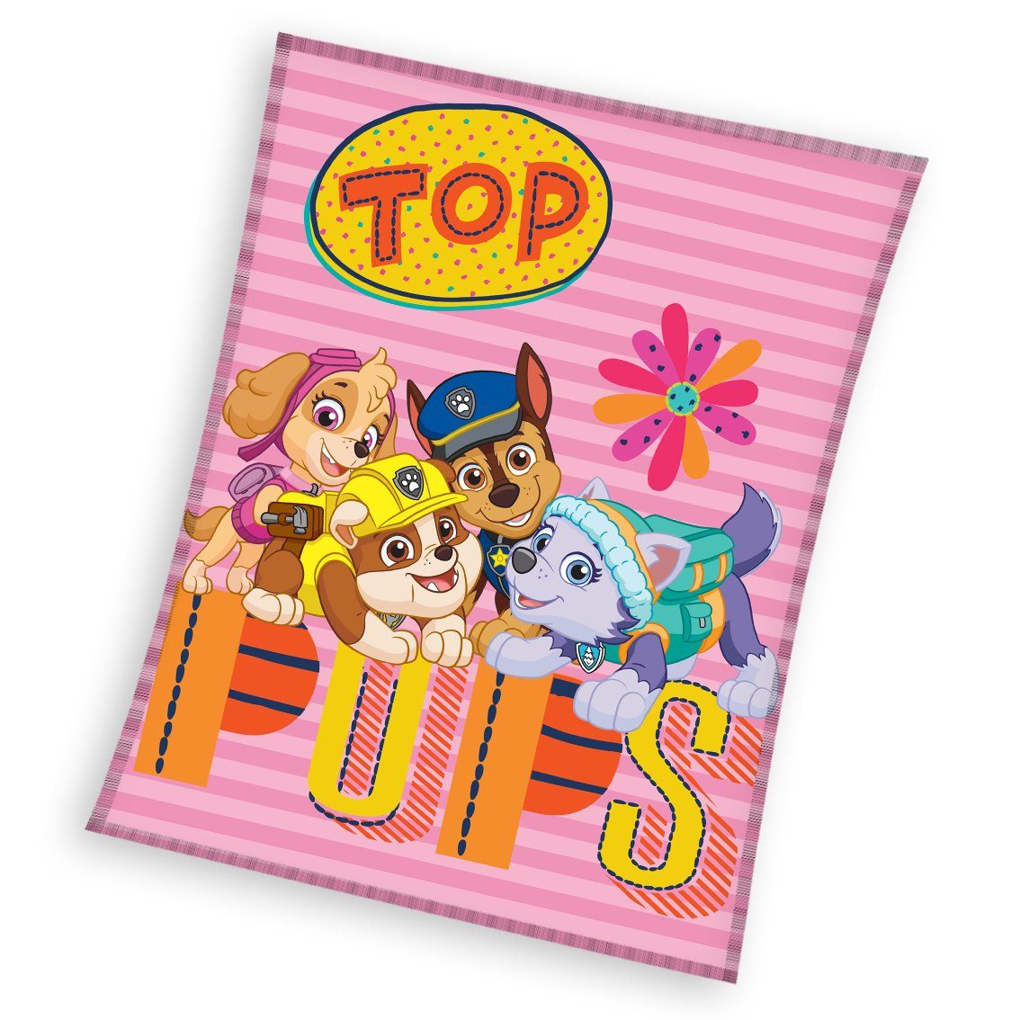 Kinderdecke PAW Patrol Fleecedecke Kuscheldecke 110 x 140 cm, PAW PATROL