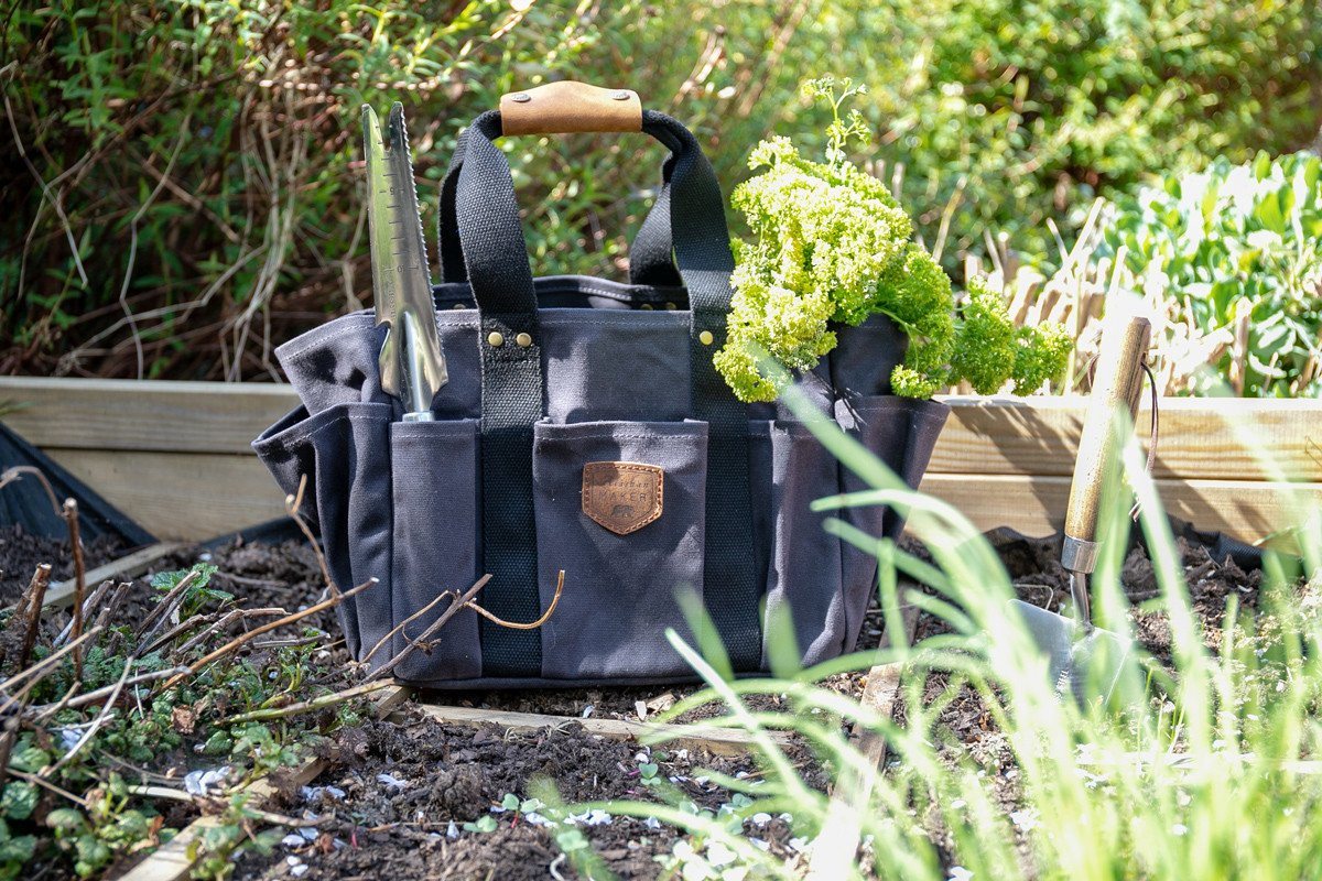 Thumbnail - Outbacker Werkzeugtasche Der Gardener- Gärtnertasche aus gewachstem Canvas und Leder
