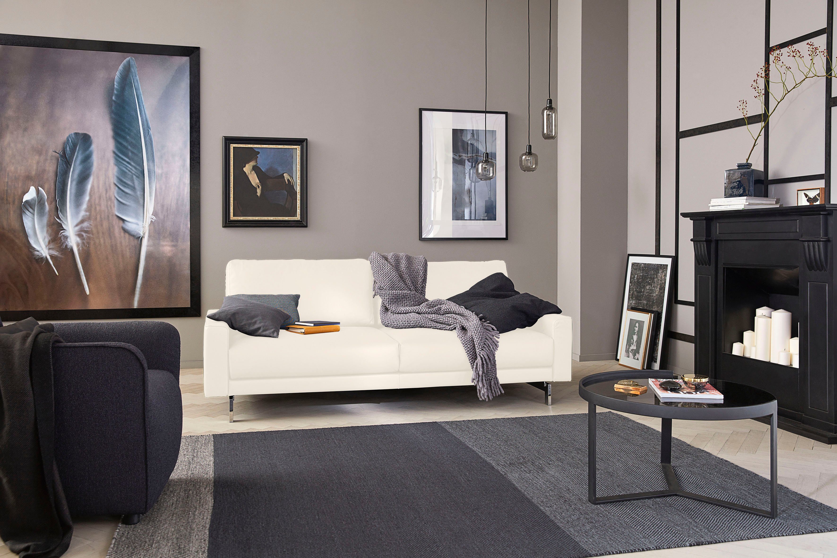 Creation BY ROLF BENZ 2-Sitzer CR.450, Designsofa, Loungesofa, bequem und elegant, Armlehne niedrig, Fuß chromfarben glänzend, Breite 164 cm