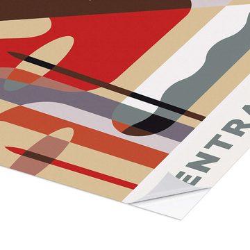 Posterlounge Wandfolie Nigel Sandor, Central Alps, Grafikdesign