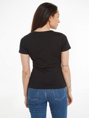 Calvin Klein Jeans T-Shirt 2-PACK MONOLOGO V-NECK TEE (Packung, 2er-Pack) mit Logomarkenlabel