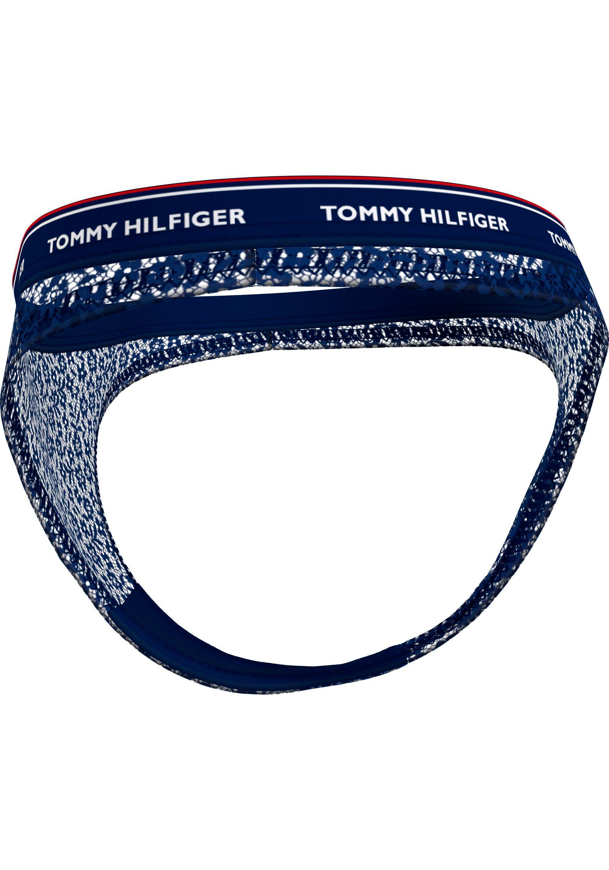 Tommy Hilfiger Underwear T-String in GIFTING 5-St., THONG (Packung, Des/White/Primary_Red/Black/Misty mit Logobund PACK 5 Labelfarben modischem 5er-Pack)