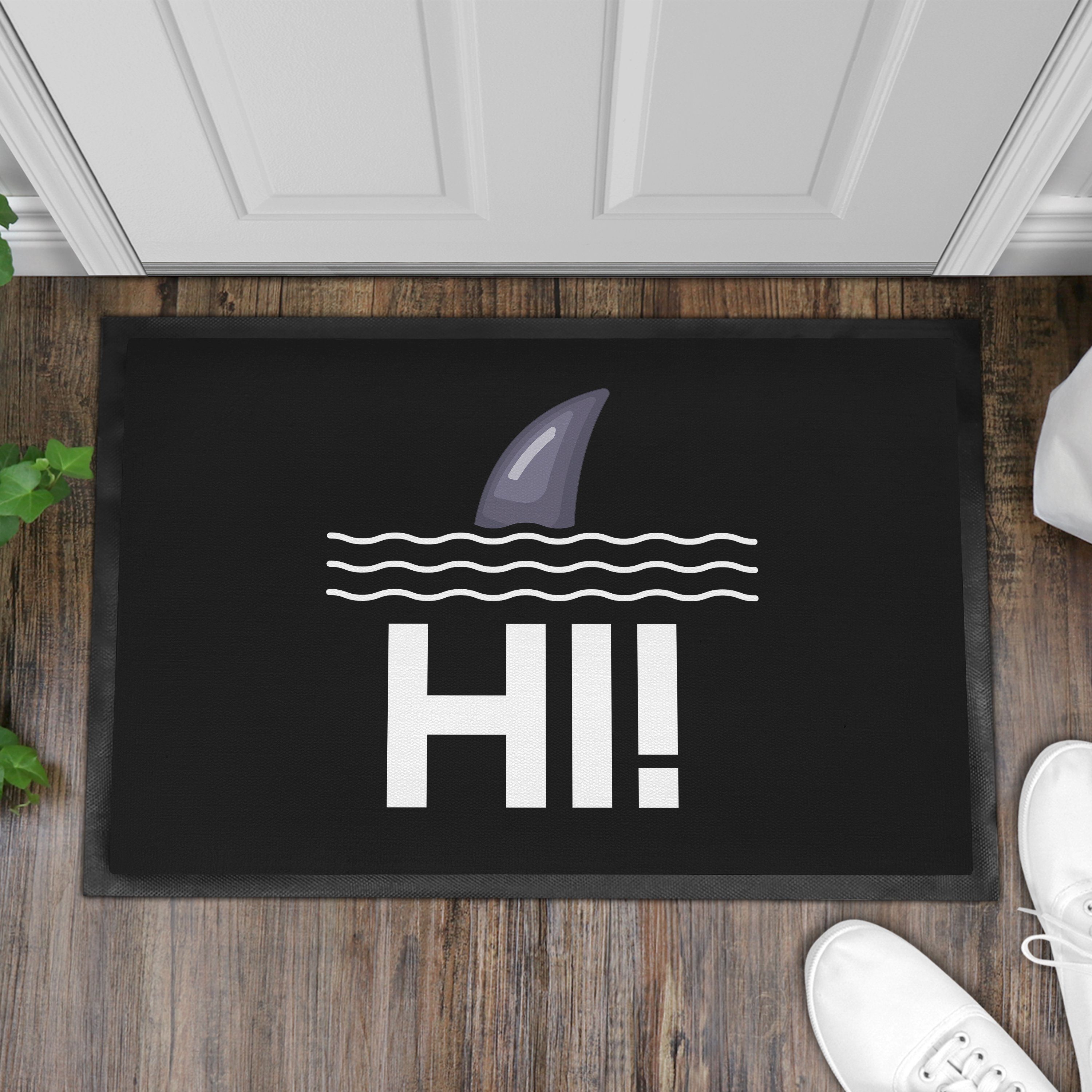 Trendation Fußmatte Hi Fußmatte Haifisch Geschenk Lustiger Fußabtreter Auße günstig online kaufen