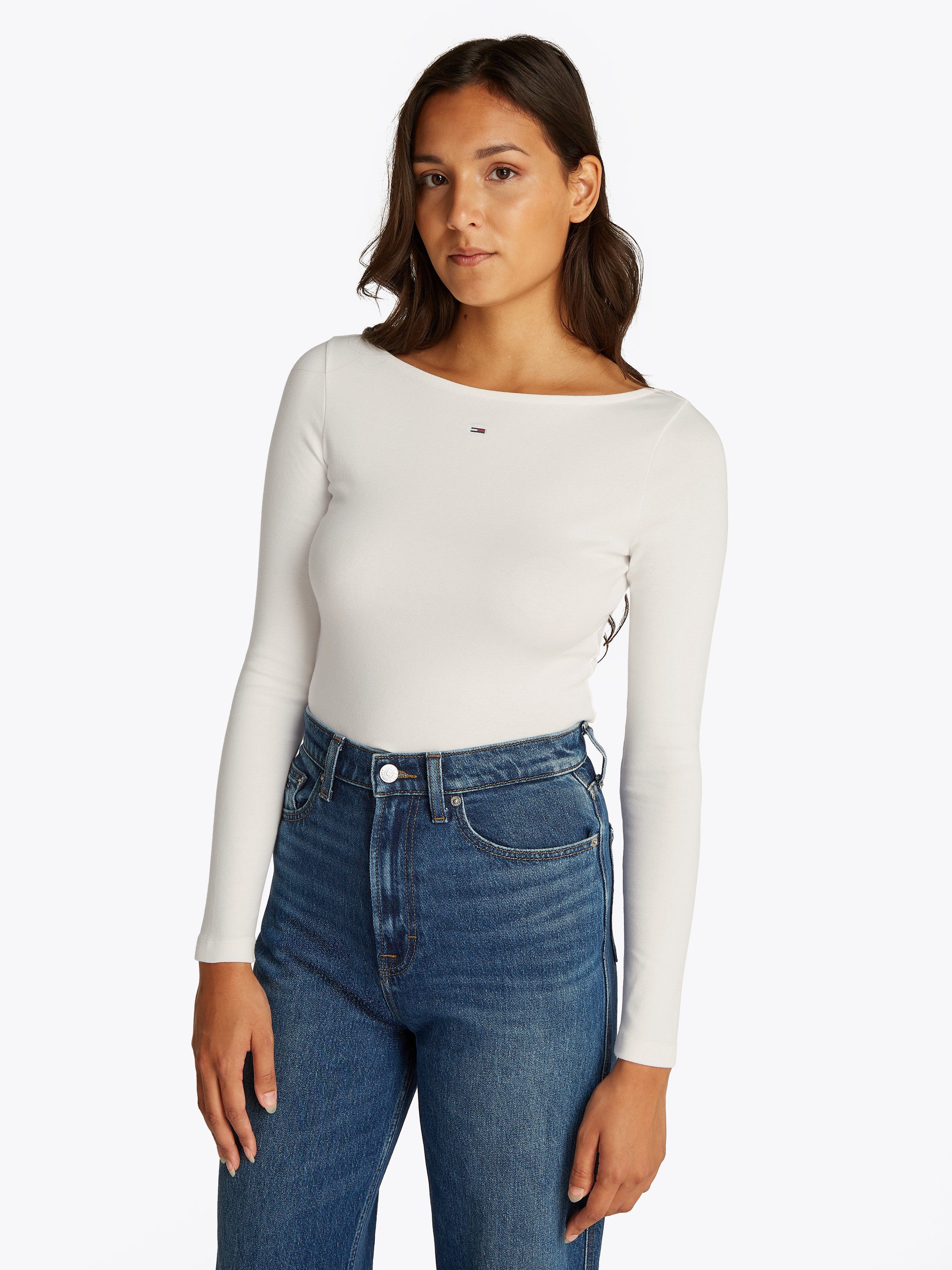 Tommy Jeans Langarmshirt TJW BOAT NECK günstig online kaufen