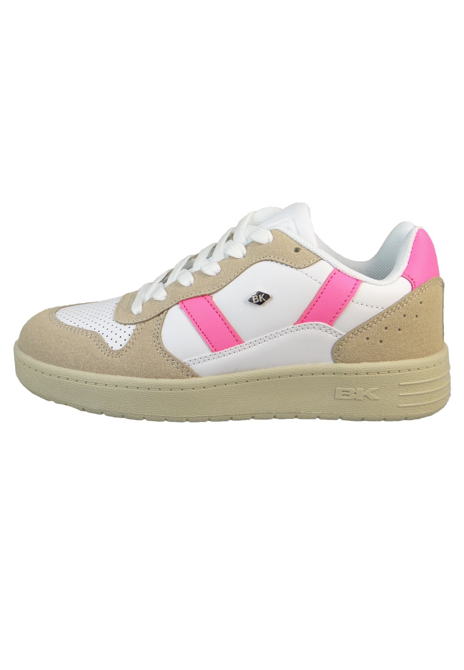 British Knights B47-3616 01 White/Beige/neon pink Sneaker