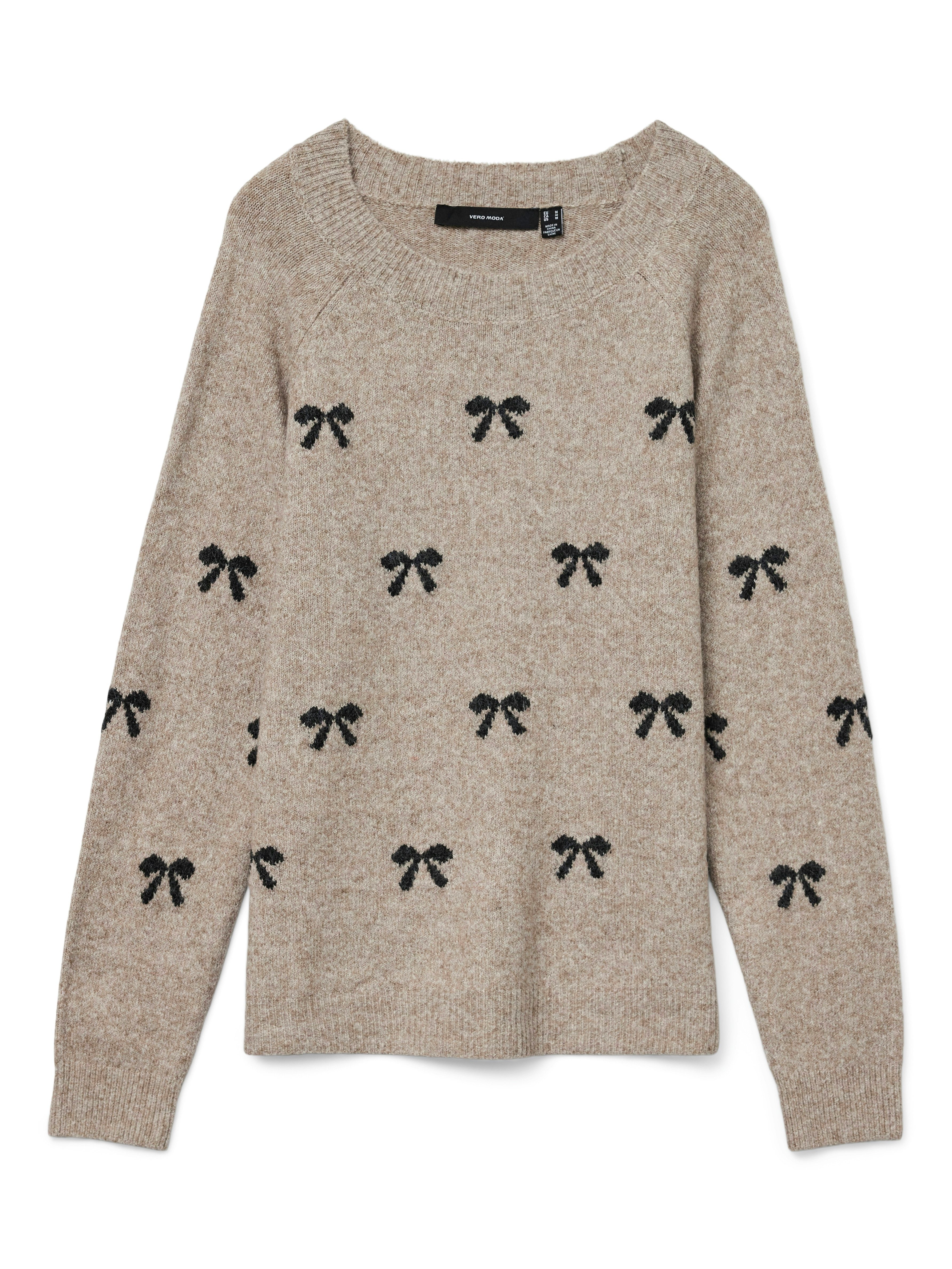Vero Moda Rundhalspullover VMDOFFY INTARSIA LS günstig online kaufen