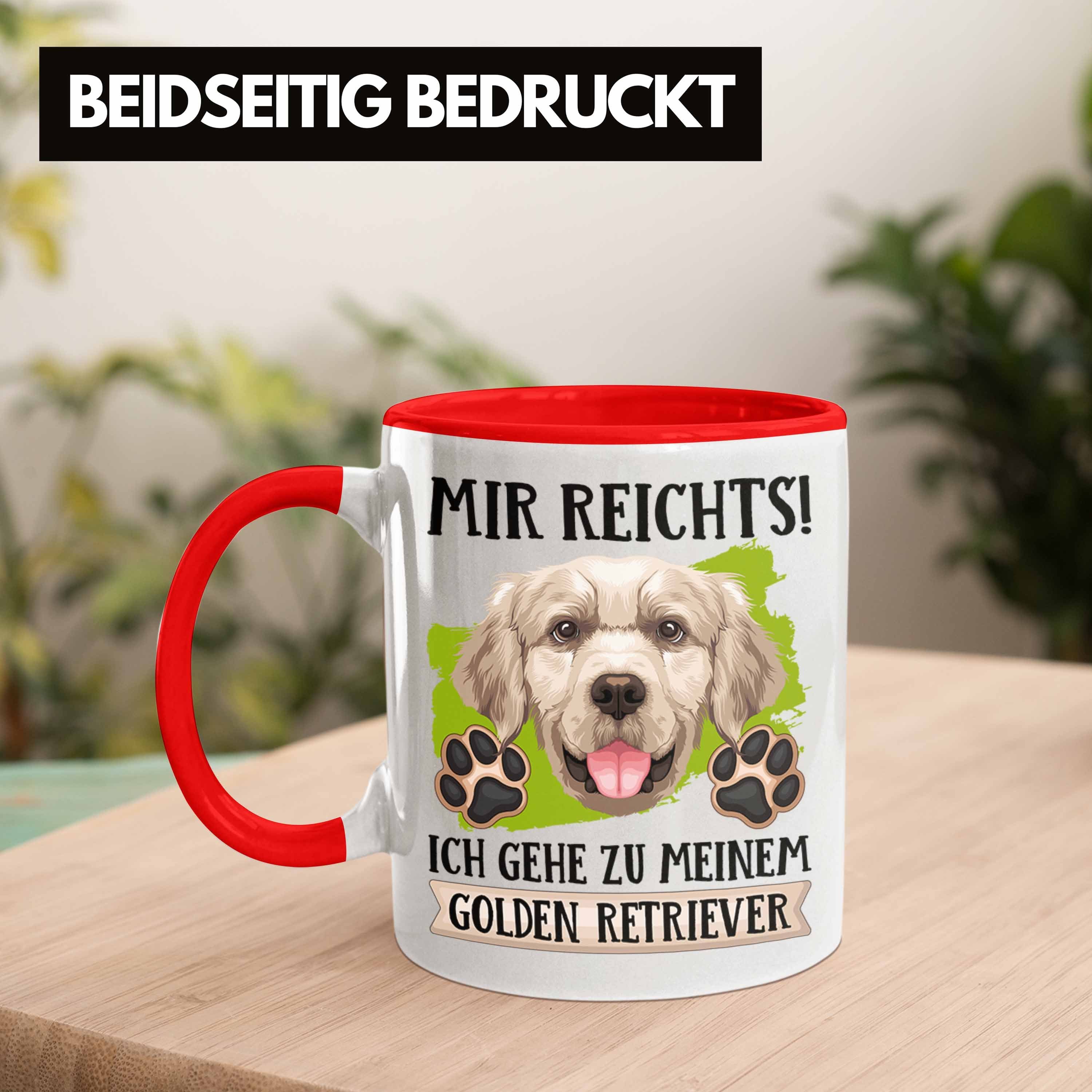 Spruch Golden Geschenk Lustiger Tasse Besitzer Retriever Tasse Rot Trendation Geschenkidee